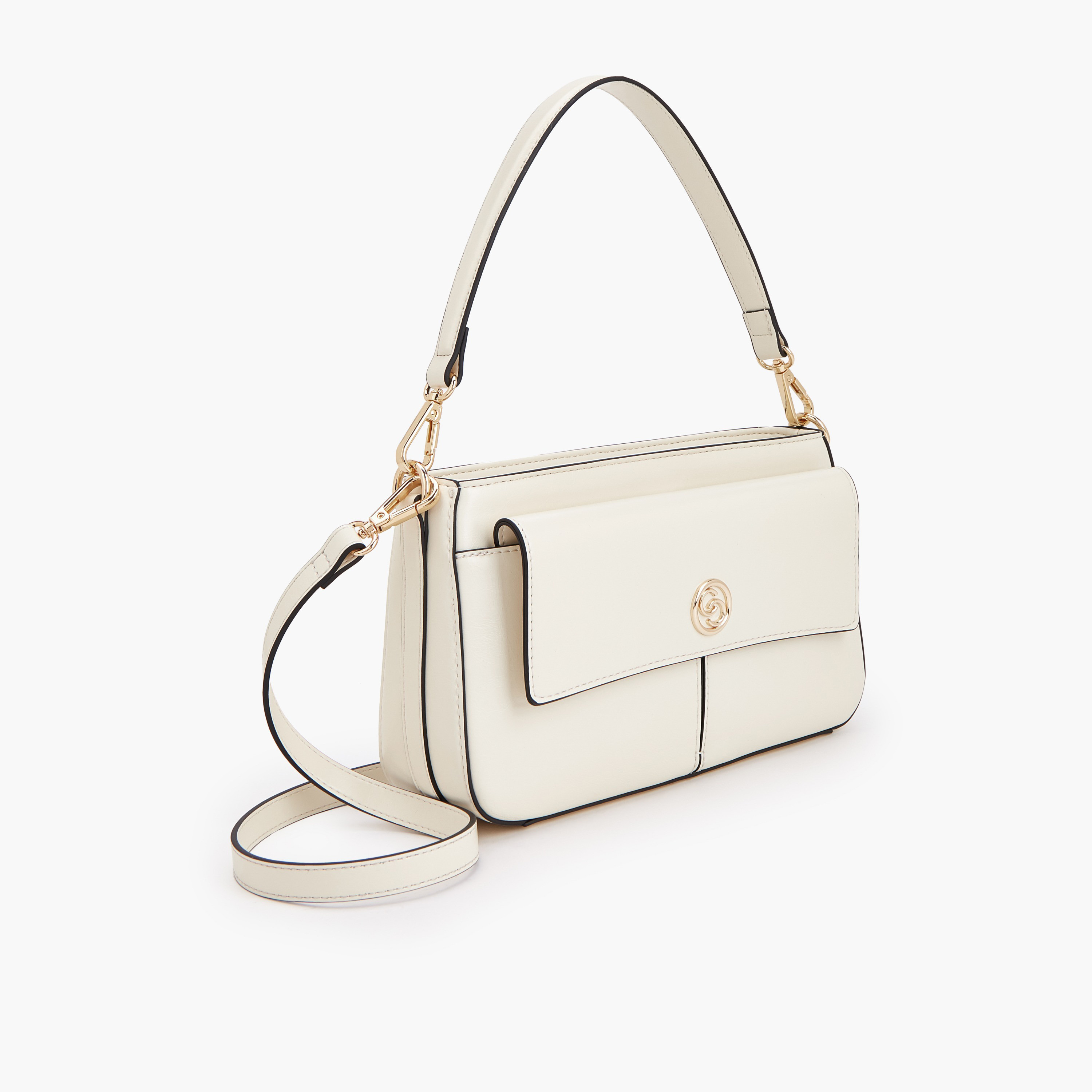 شنطة كروس بودي بحزام قابل للفصل وتفاصيل الشعار من سيليست-women-bagsandwallets-handbags-image-7