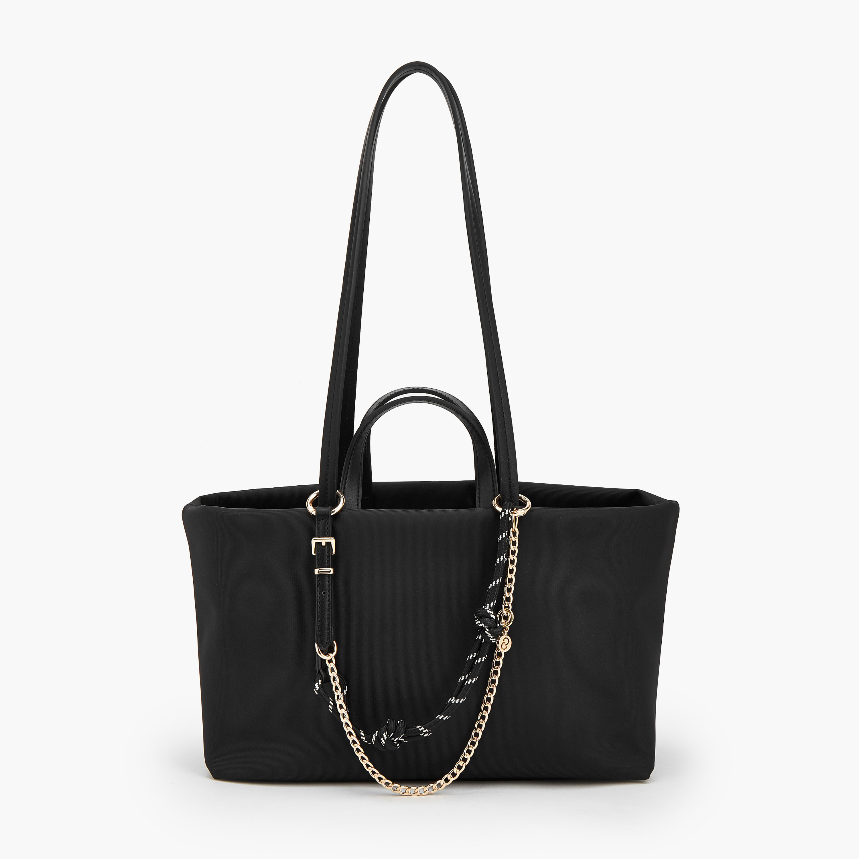 شنطة توتي بتفاصيل سلسلة ومقبض مزدوج من سيليست-women-bagsandwallets-handbags-image-1