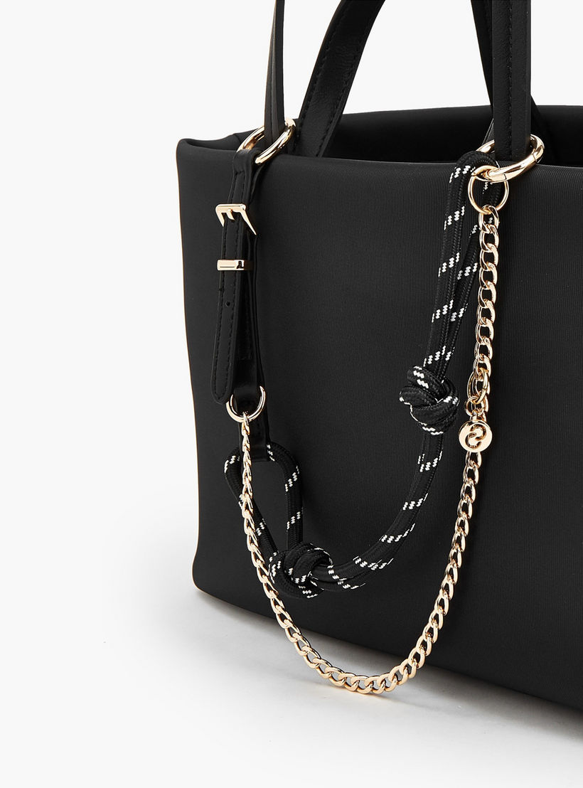 شنطة توتي بتفاصيل سلسلة ومقبض مزدوج من سيليست-women-bagsandwallets-handbags-image-5