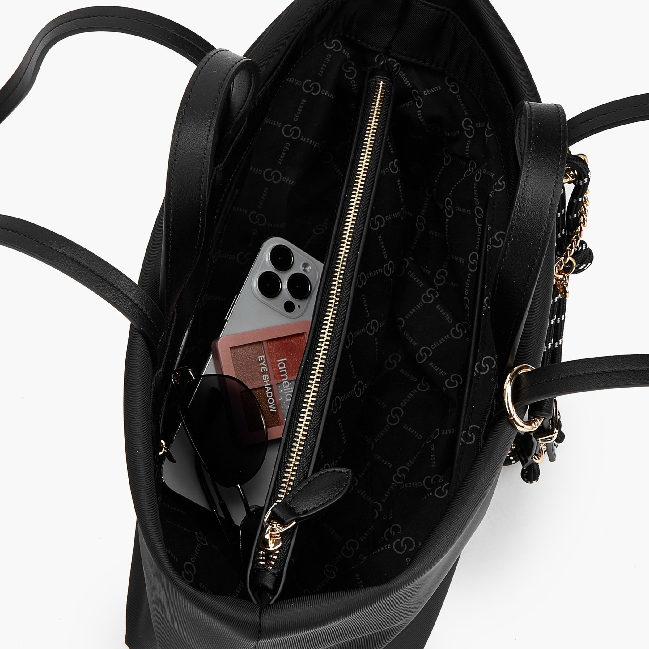 شنطة توتي بتفاصيل سلسلة ومقبض مزدوج من سيليست-women-bagsandwallets-handbags-image-9
