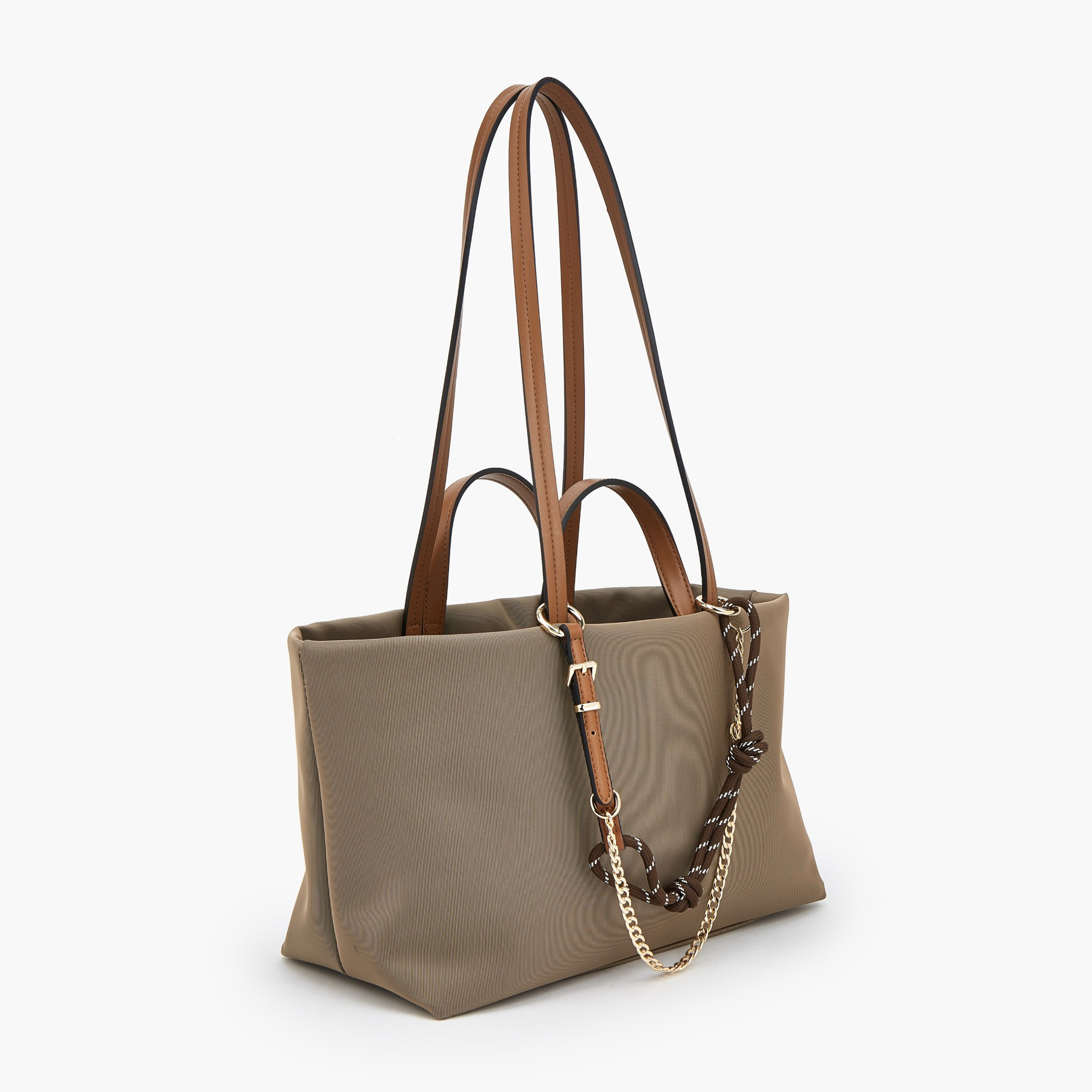 شنطة توتي بتفاصيل سلسلة ومقبض مزدوج من سيليست-women-bagsandwallets-handbags-image-3