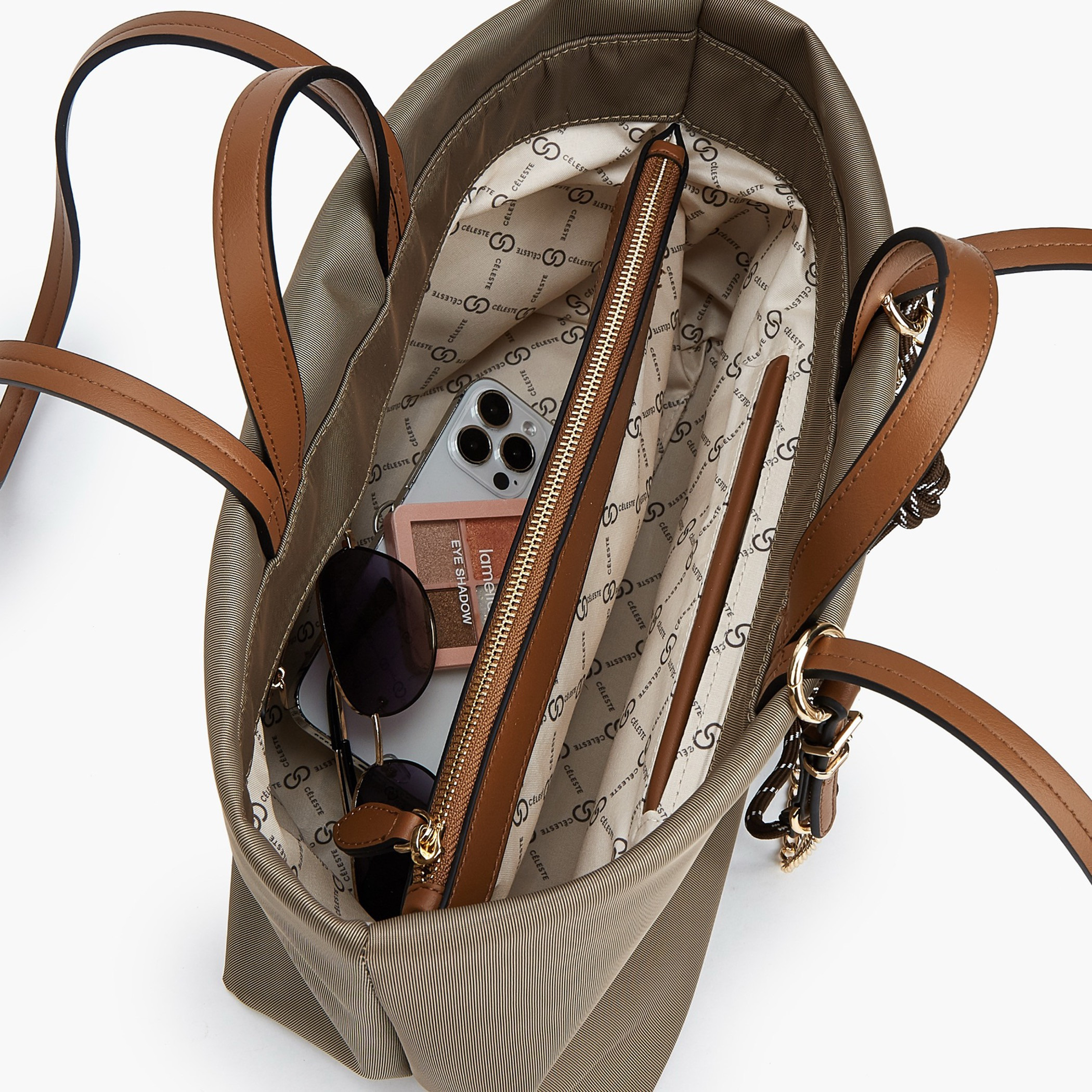 شنطة توتي بتفاصيل سلسلة ومقبض مزدوج من سيليست-women-bagsandwallets-handbags-image-8