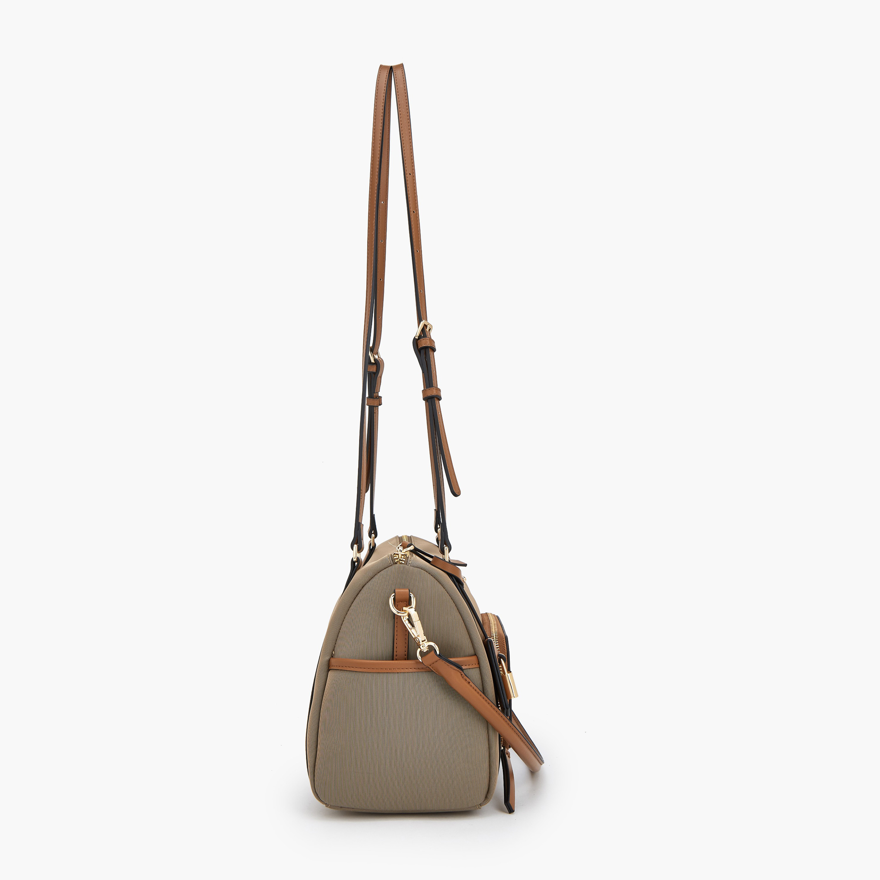 Celeste Monogram Print Shoulder Bag with Double Handle-women-bagsandwallets-handbags-image-6