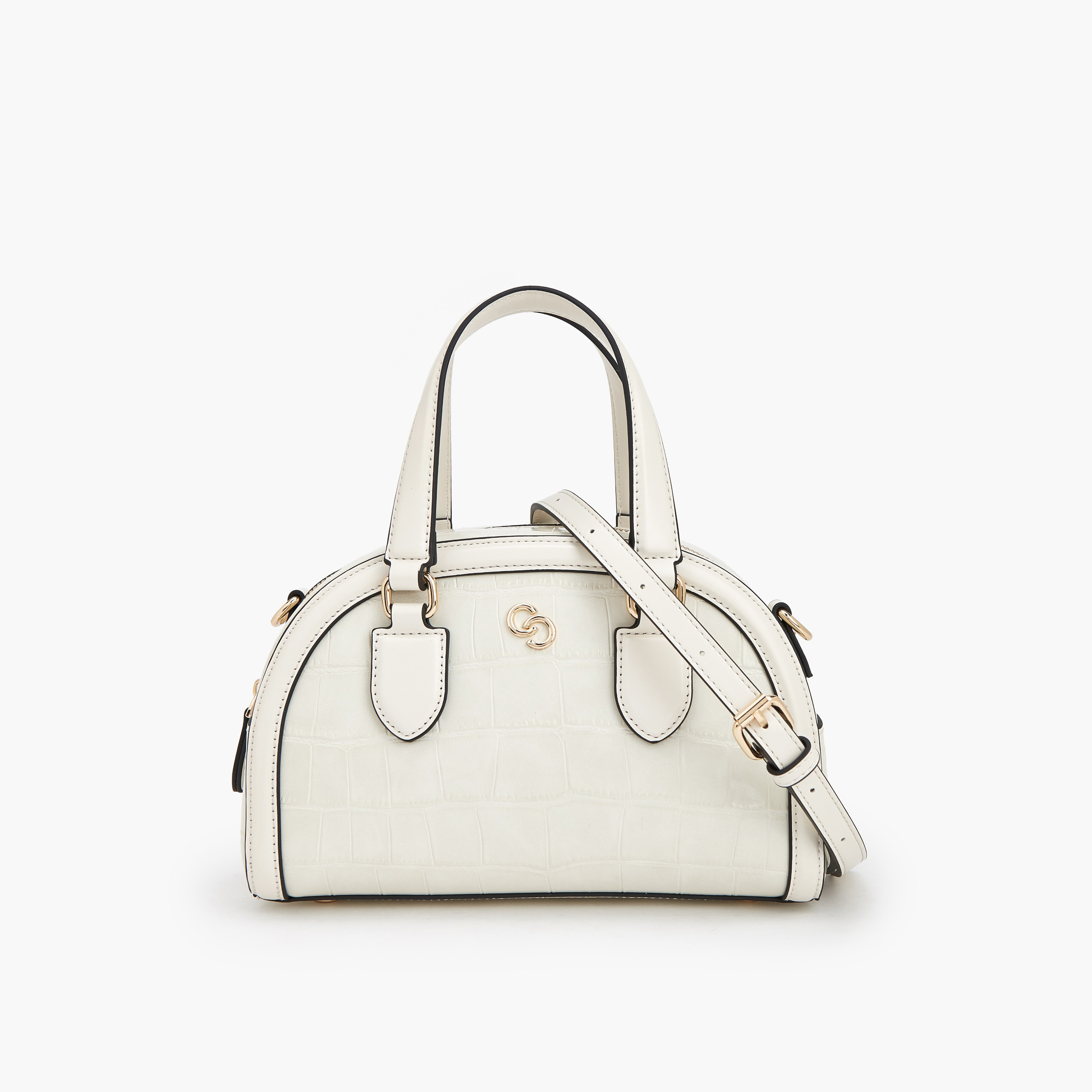 Celeste Textured Dome Bag with Dual Handle-women-bagsandwallets-handbags-image-1