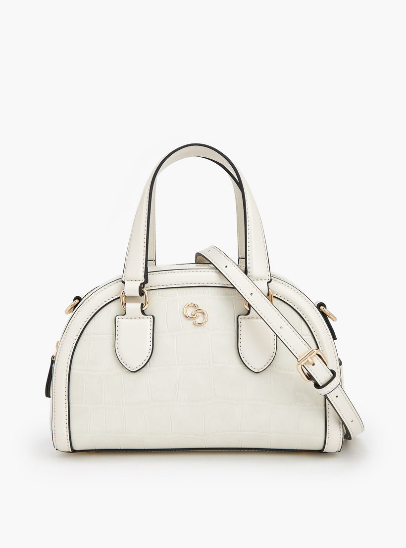 Celeste Textured Dome Bag with Dual Handle-women-bagsandwallets-handbags-image-1
