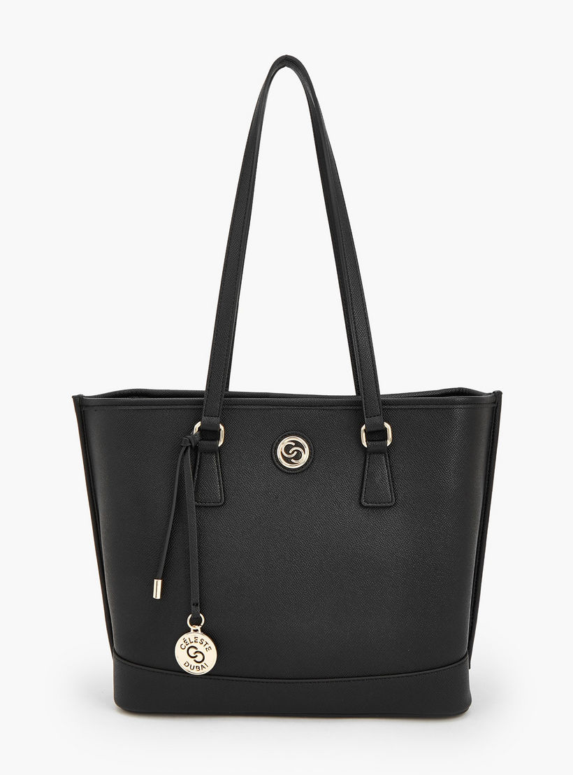 شنطة توتي بارزة الملمس بمقبض مزدوج من سيليست-women-bagsandwallets-handbags-image-1