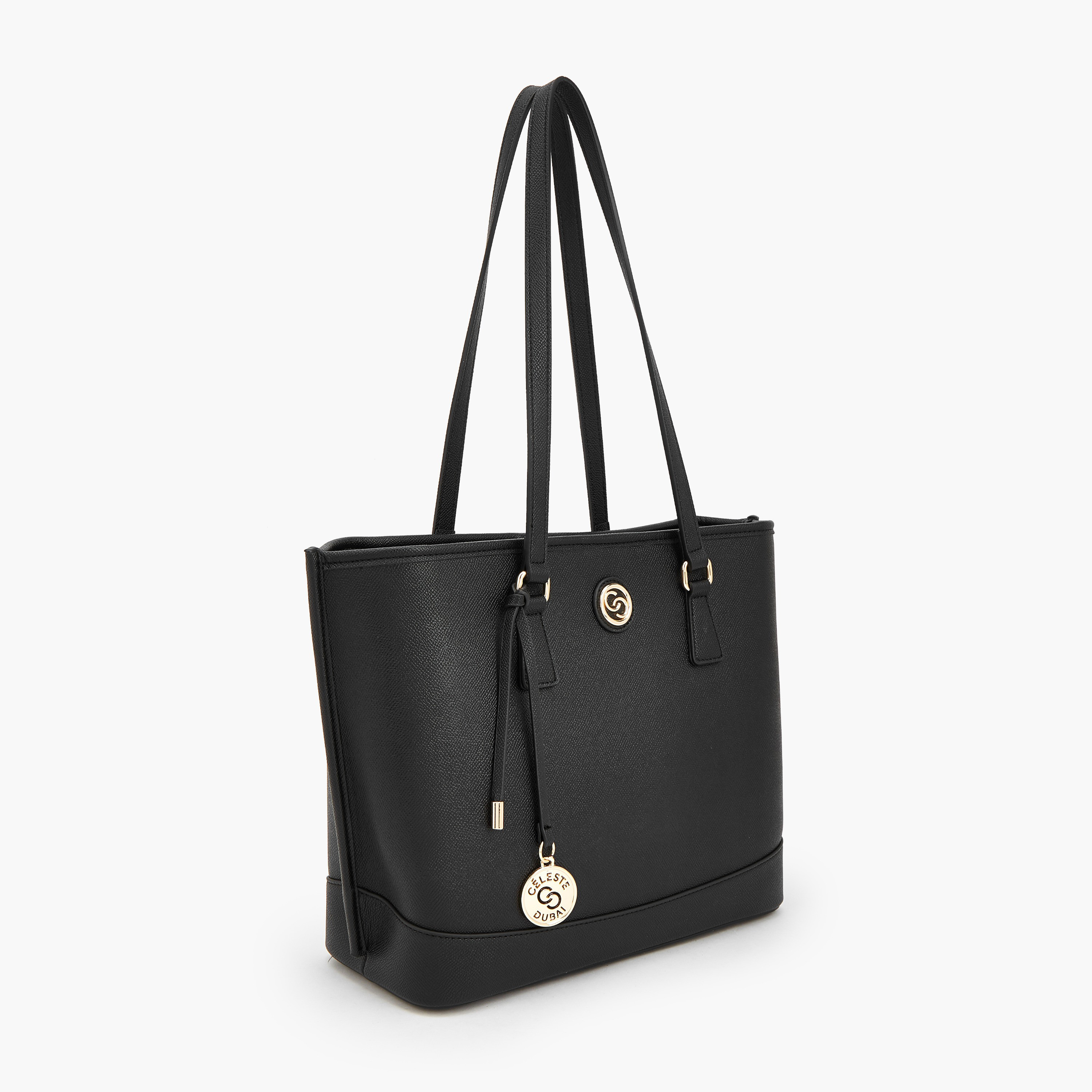 شنطة توتي بارزة الملمس بمقبض مزدوج من سيليست-women-bagsandwallets-handbags-image-2