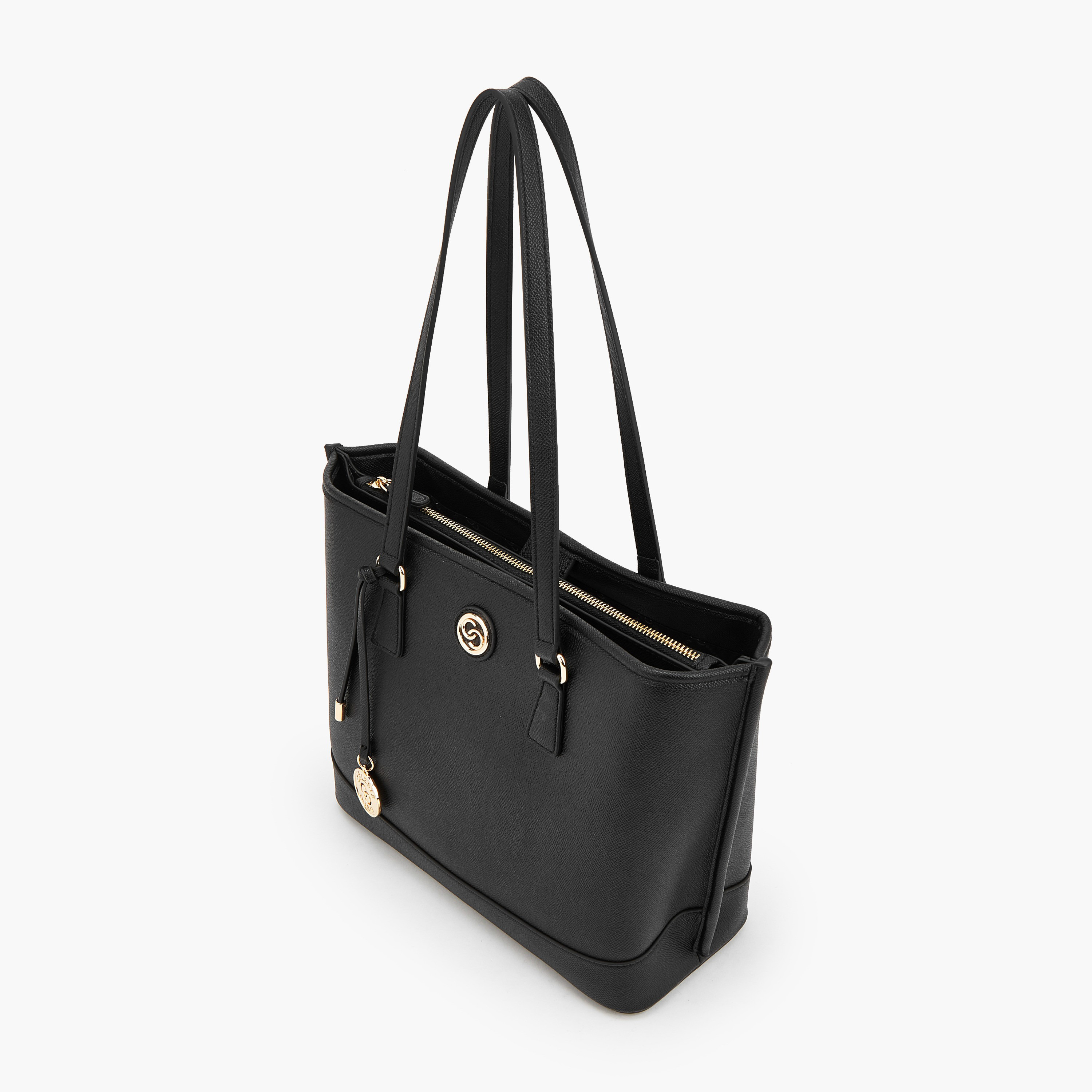 شنطة توتي بارزة الملمس بمقبض مزدوج من سيليست-women-bagsandwallets-handbags-image-5