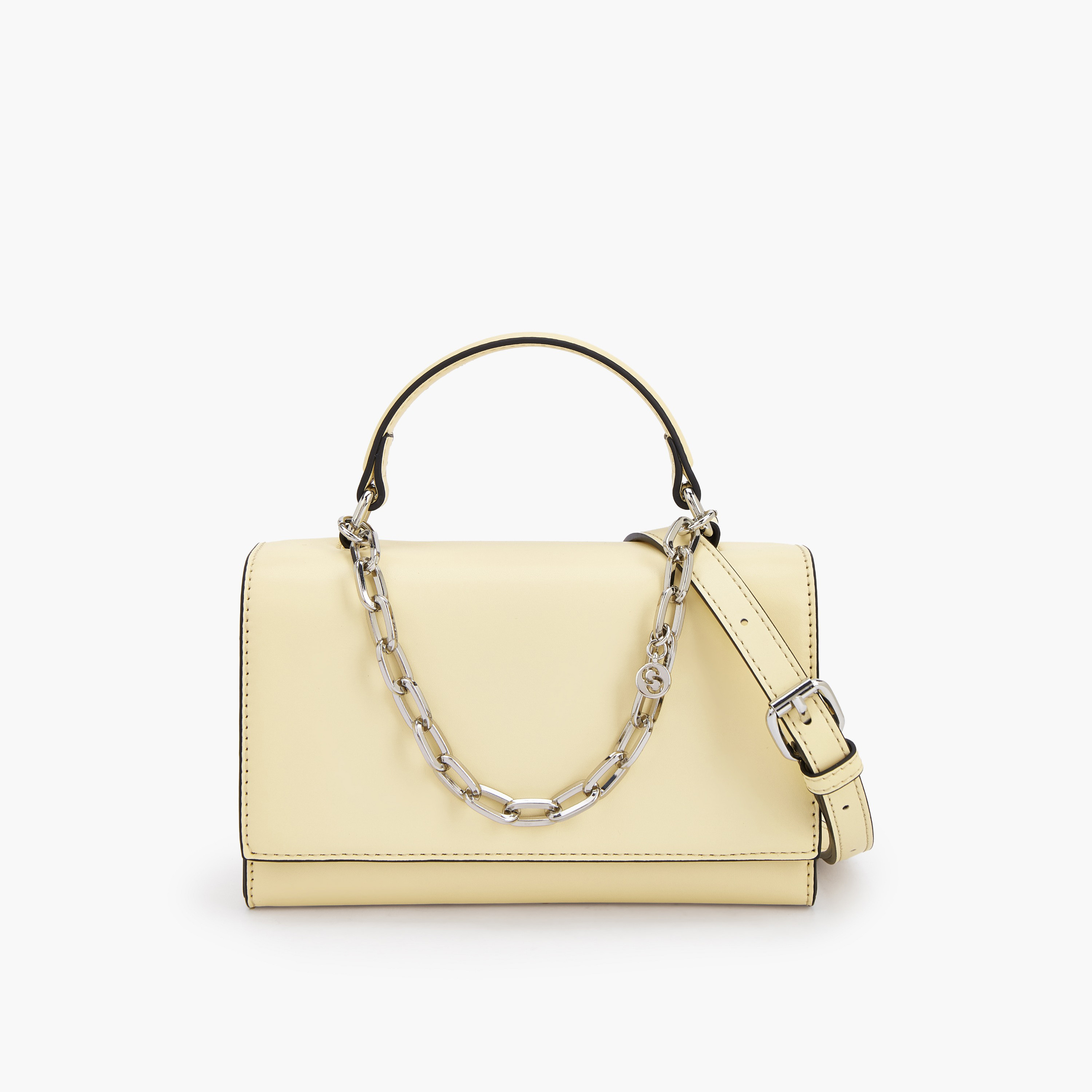 شنطة ساتشيل سادة بتفاصيل سلسلة من سيليست-women-bagsandwallets-handbags-image-1