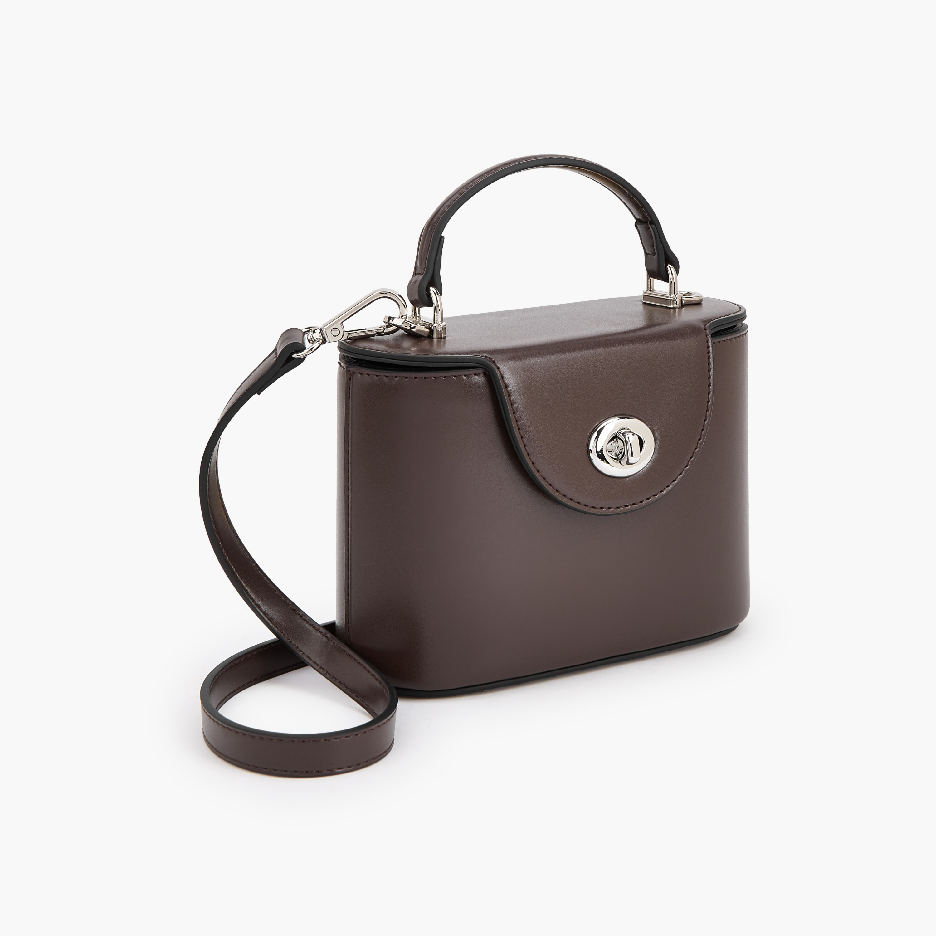 Celeste Solid Crossbody Bag with Twist Lock Closure-women-bagsandwallets-handbags-image-4