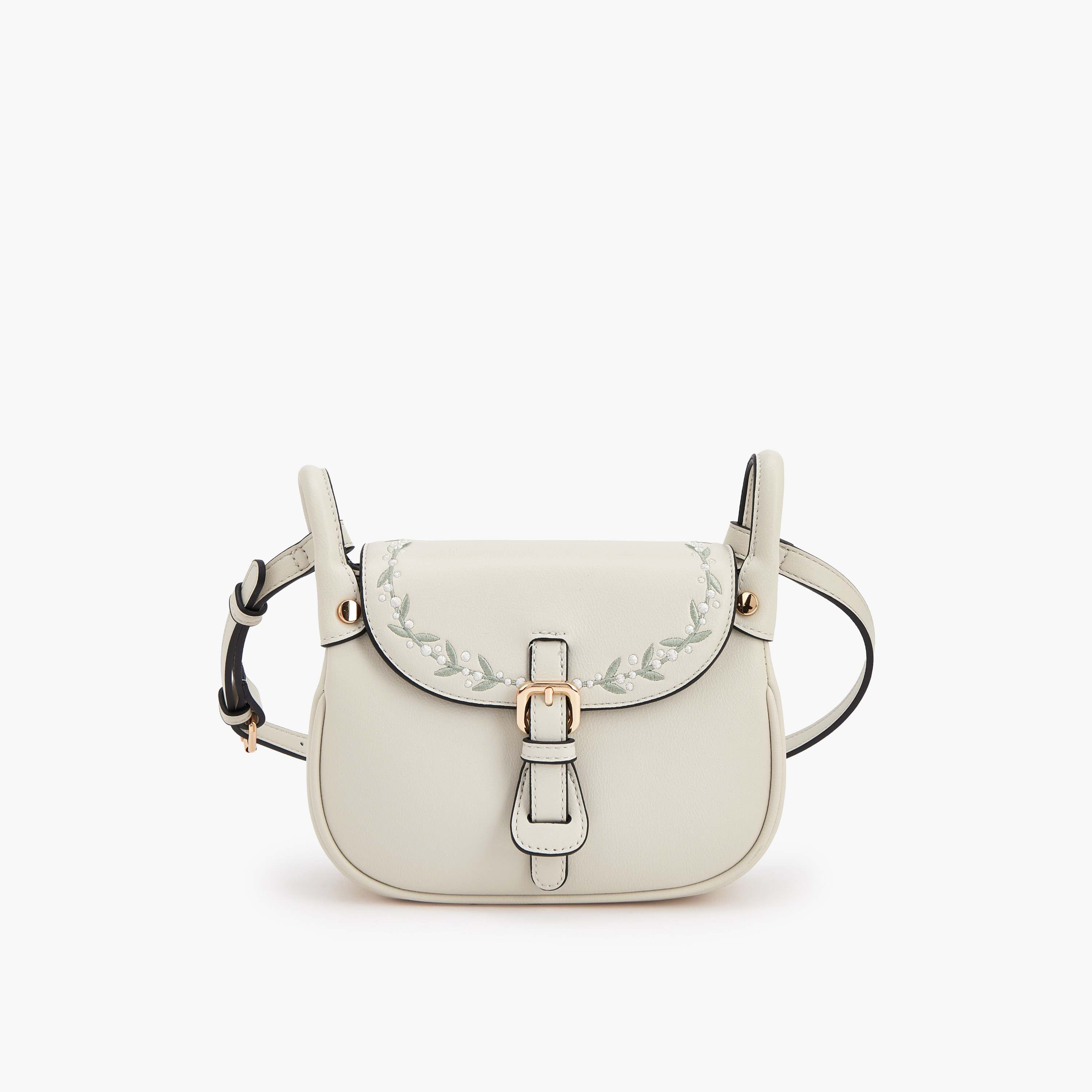Celeste Embroidered Flap Crossbody Bag with Button Closure-women-bagsandwallets-handbags-image-1