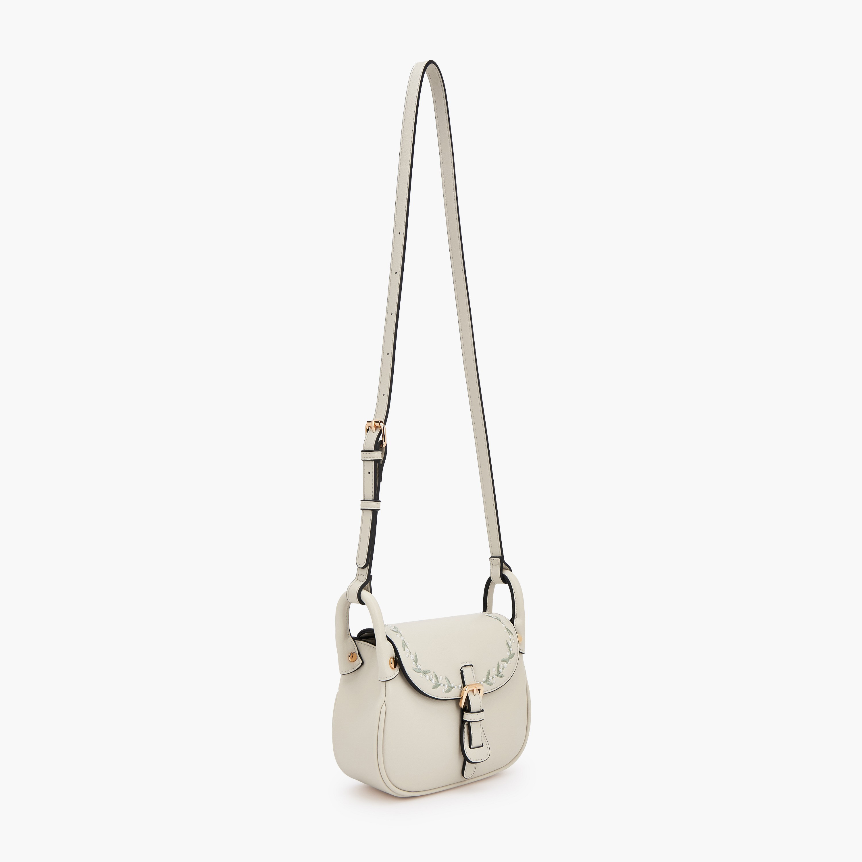 Celeste Embroidered Flap Crossbody Bag with Button Closure-women-bagsandwallets-handbags-image-2