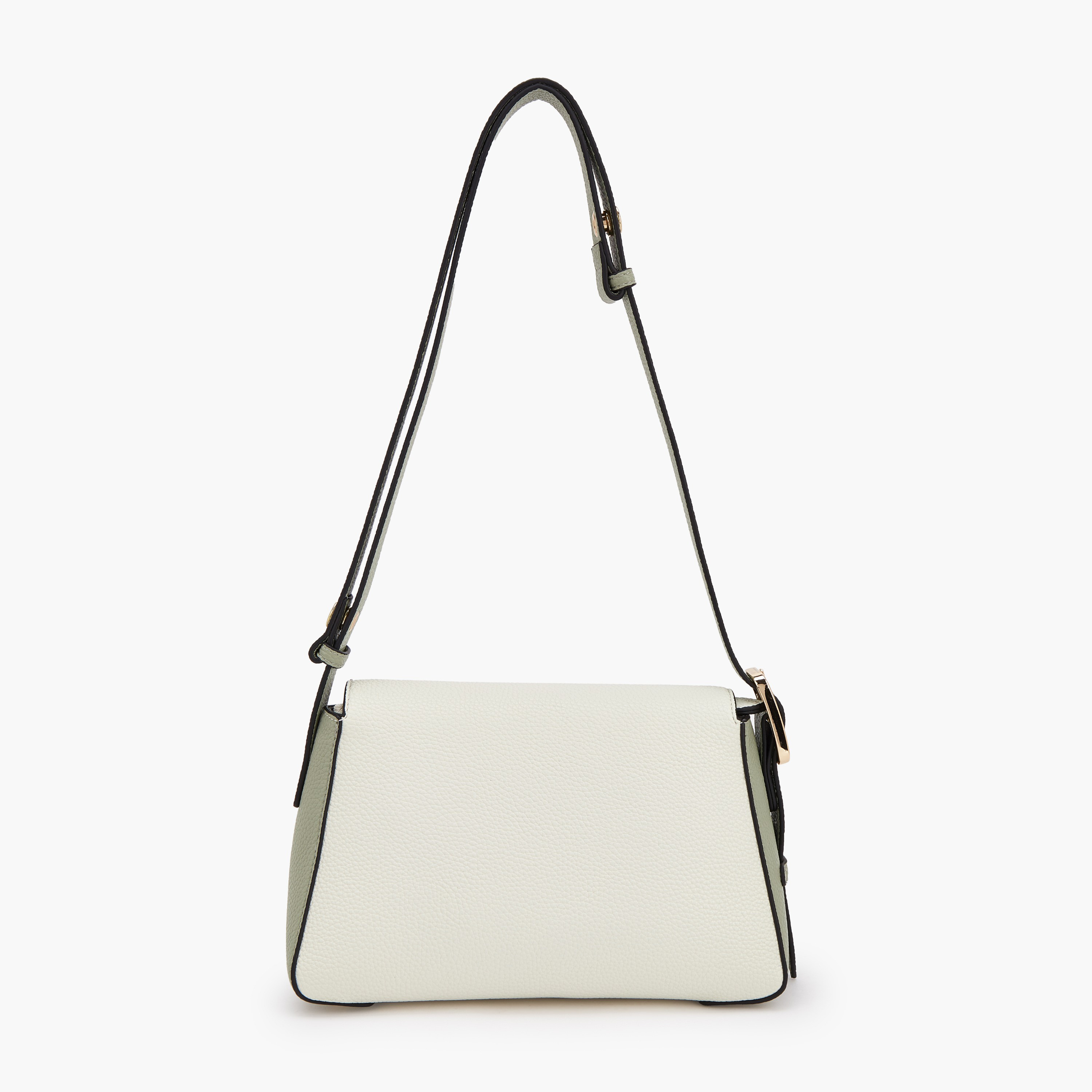 شنطة كتف بارزة الملمس بزر إغلاق من سيليست-women-bagsandwallets-handbags-image-4
