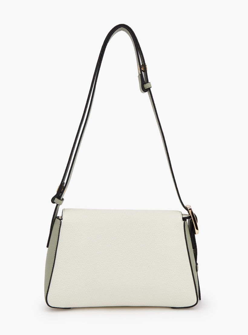 شنطة كتف بارزة الملمس بزر إغلاق من سيليست-women-bagsandwallets-handbags-image-4