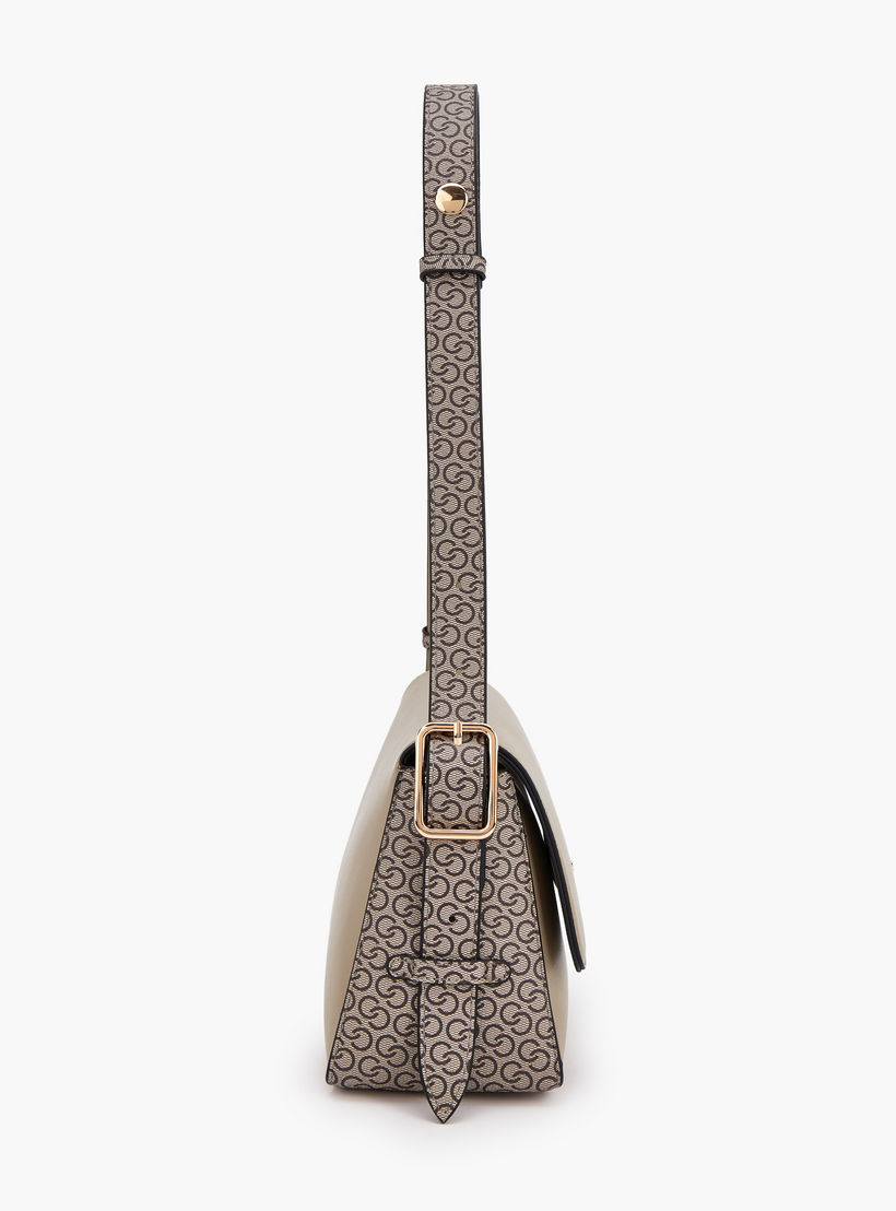 شنطة كتف بارزة الملمس بزر إغلاق من سيليست-women-bagsandwallets-handbags-image-5