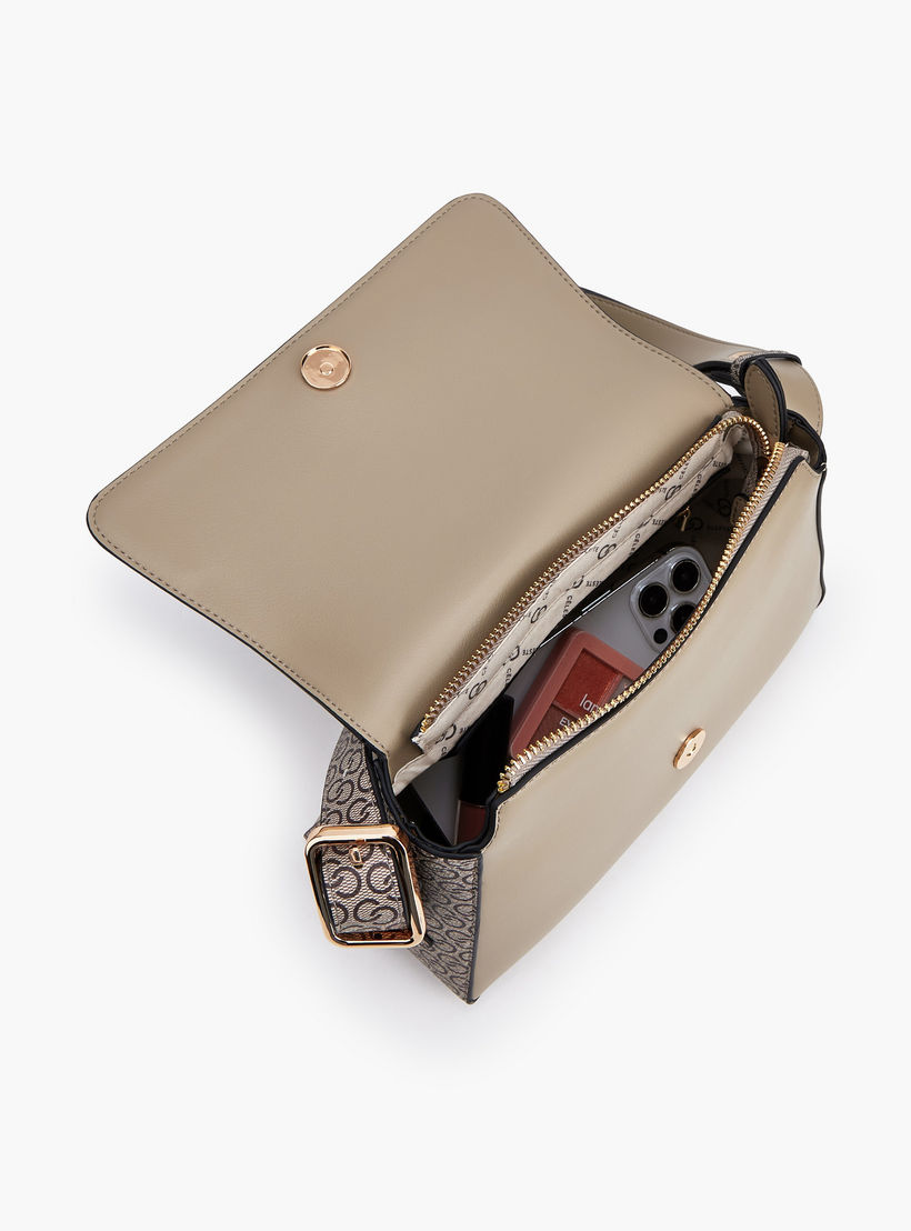 شنطة كتف بارزة الملمس بزر إغلاق من سيليست-women-bagsandwallets-handbags-image-7