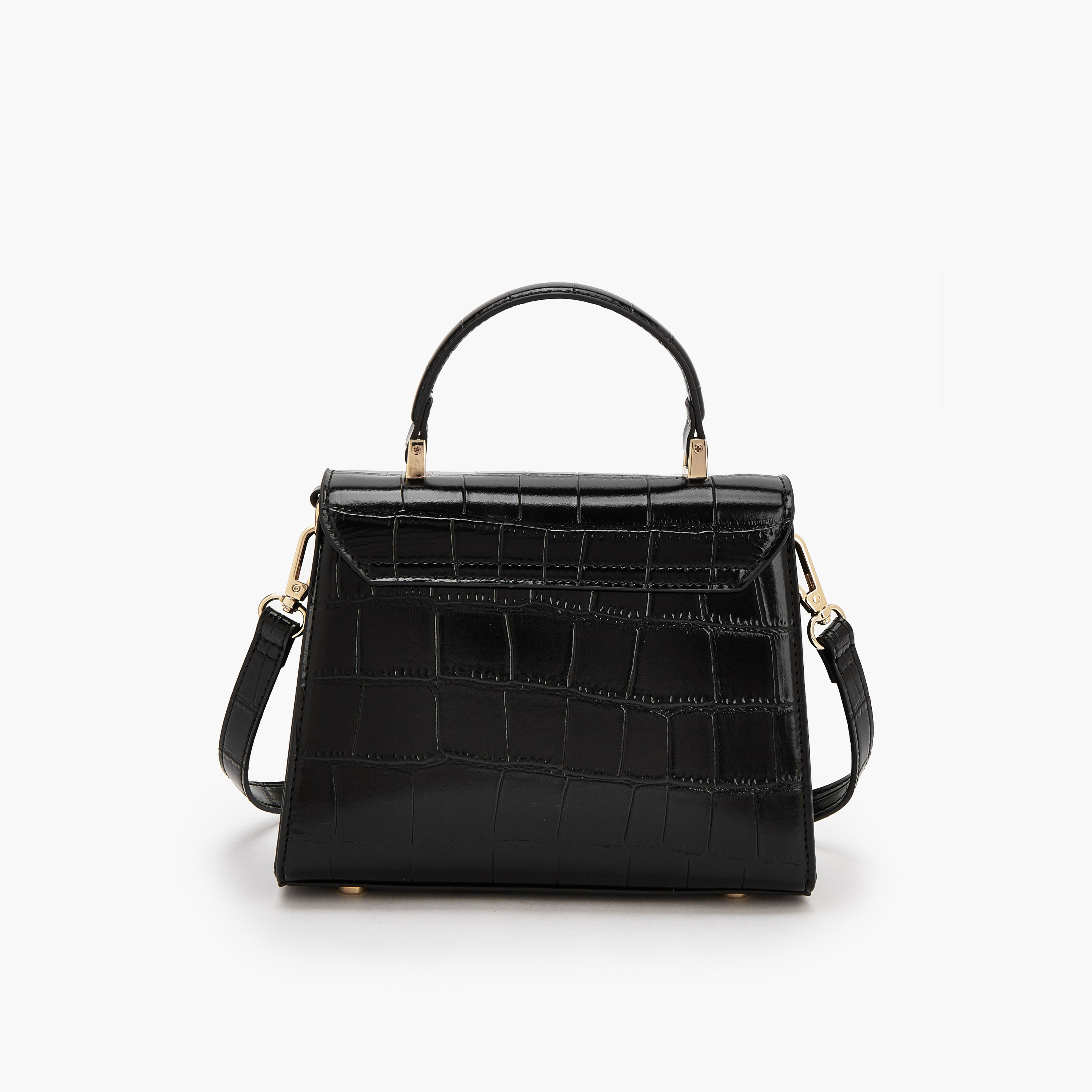 Celeste Textured Satchel Bag with Detachable Strap-women-bagsandwallets-handbags-image-5