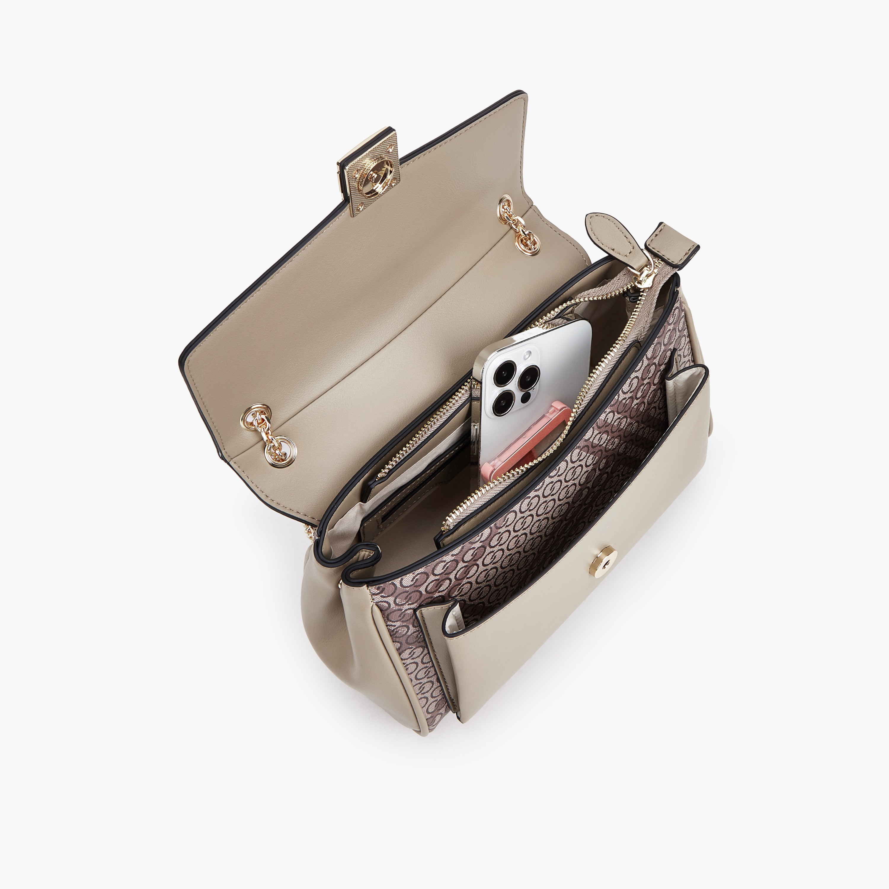 شنطة كروس بودي بطبعات وزر إغلاق من سيليست-women-bagsandwallets-handbags-image-7