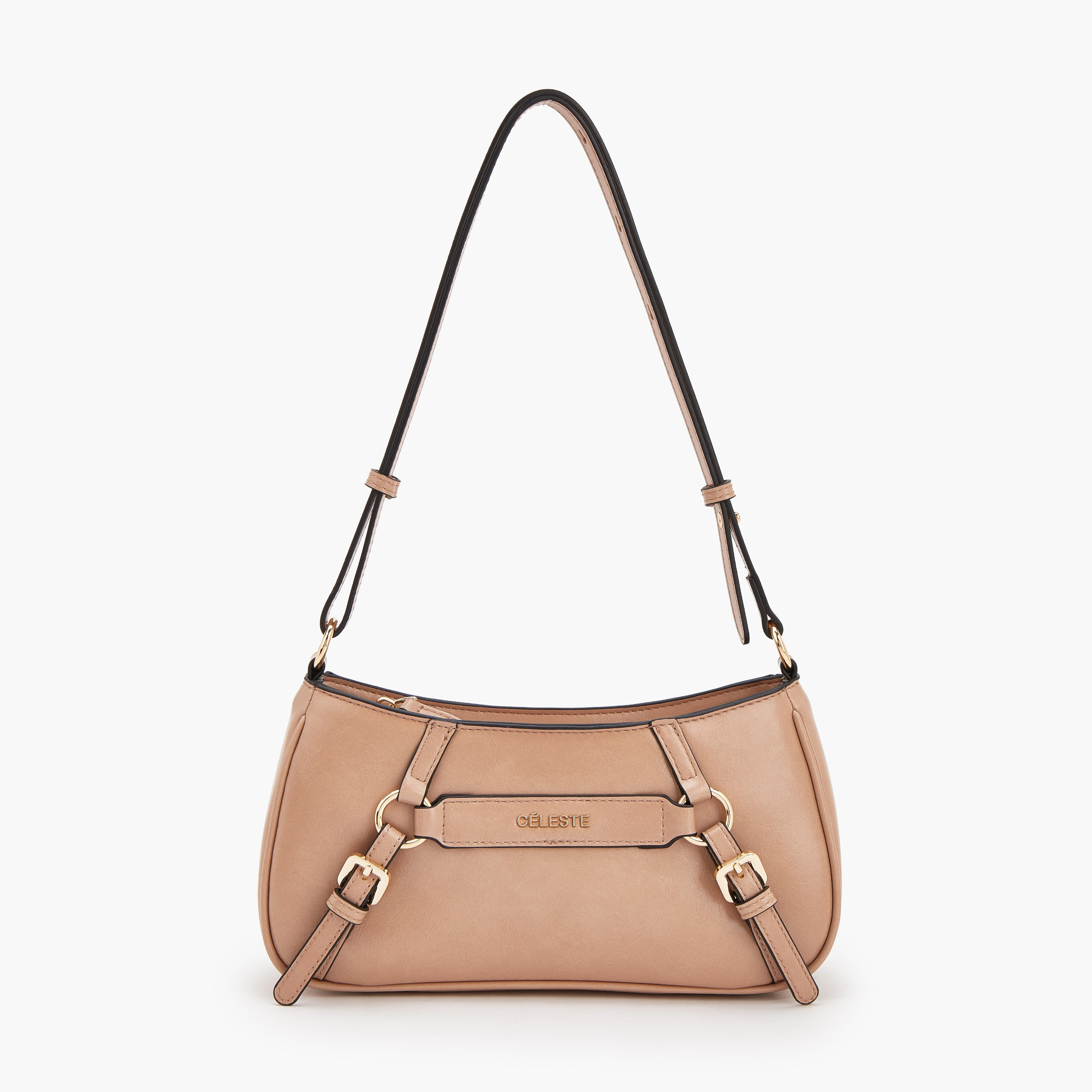 Celeste Buckle Detail Crossbody Bag with Adjustable Strap-women-bagsandwallets-handbags-image-1