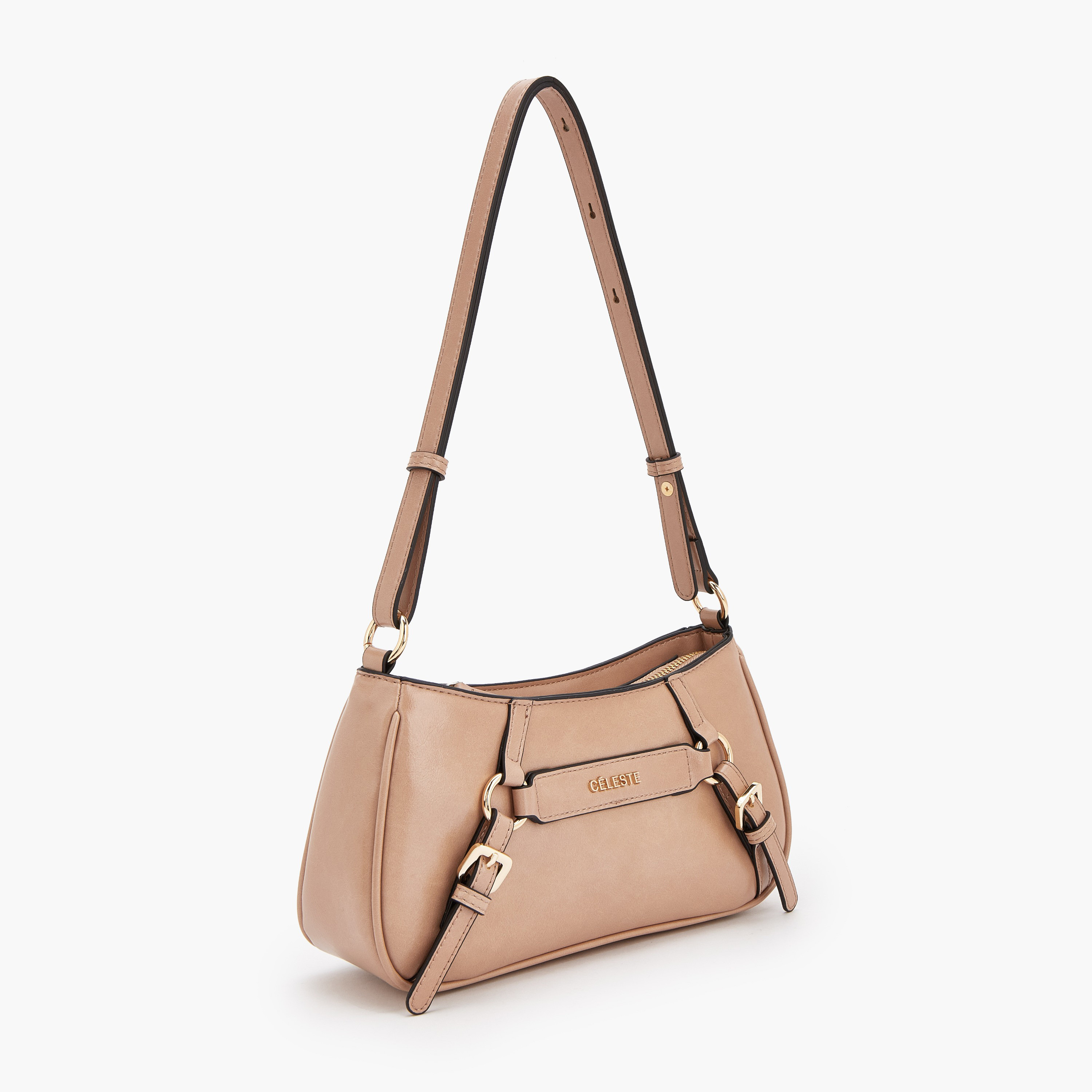 Celeste Buckle Detail Crossbody Bag with Adjustable Strap-women-bagsandwallets-handbags-image-3