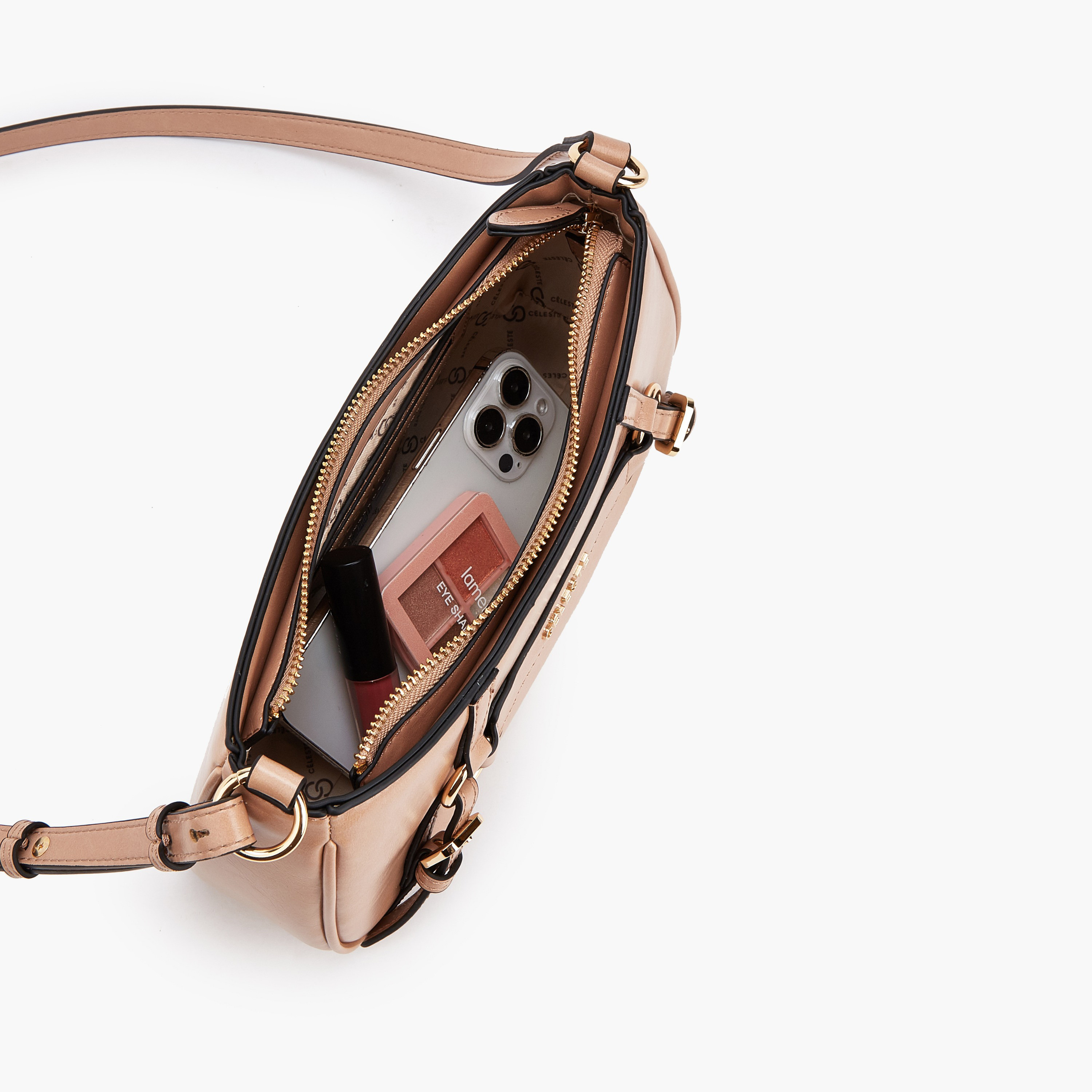 Celeste Buckle Detail Crossbody Bag with Adjustable Strap-women-bagsandwallets-handbags-image-7