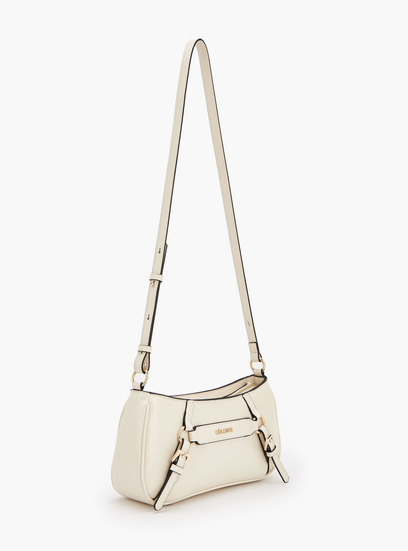 شنطة كروس بودي بحزام قابل للتعديل وتفاصيل إبزيم من سيليست-women-bagsandwallets-handbags-image-2