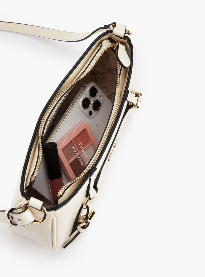 شنطة كروس بودي بحزام قابل للتعديل وتفاصيل إبزيم من سيليست-women-bagsandwallets-handbags-image-7