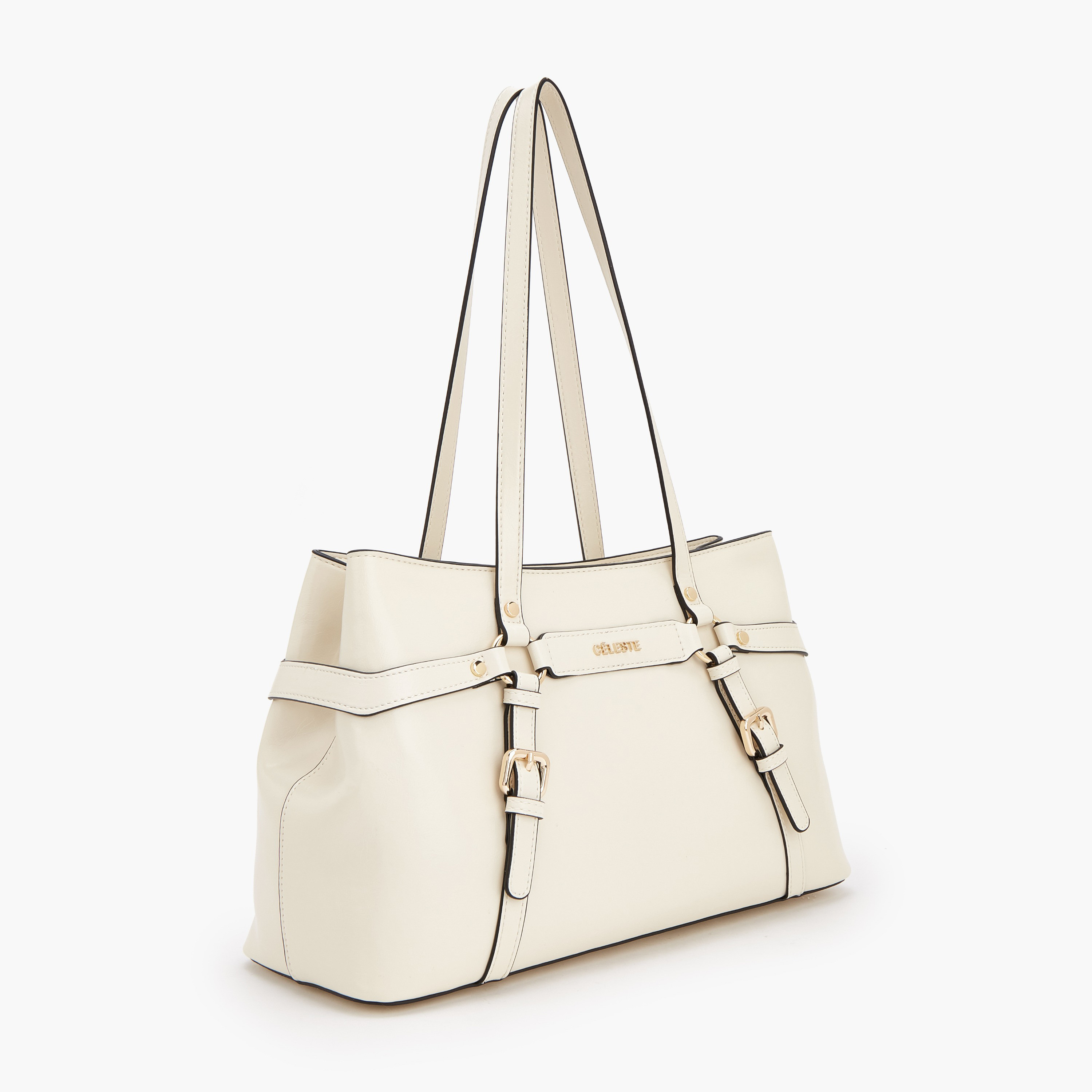 شنطة توتي بمقبض مزدوج وزينة إبزيم من سيليست-women-bagsandwallets-handbags-image-2