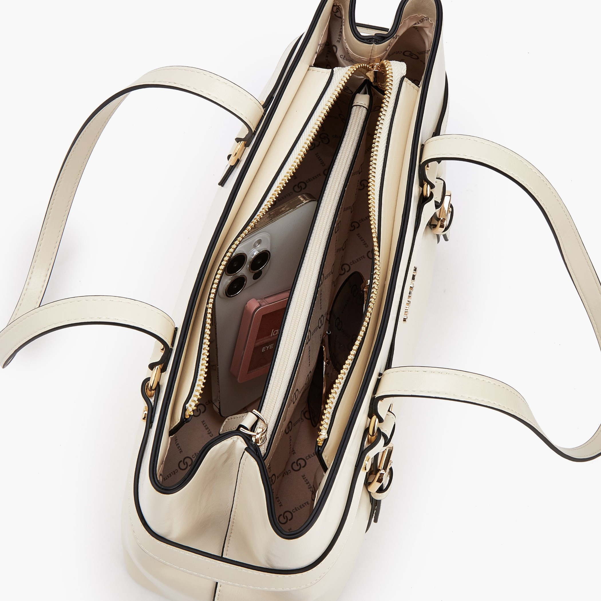 شنطة توتي بمقبض مزدوج وزينة إبزيم من سيليست-women-bagsandwallets-handbags-image-7