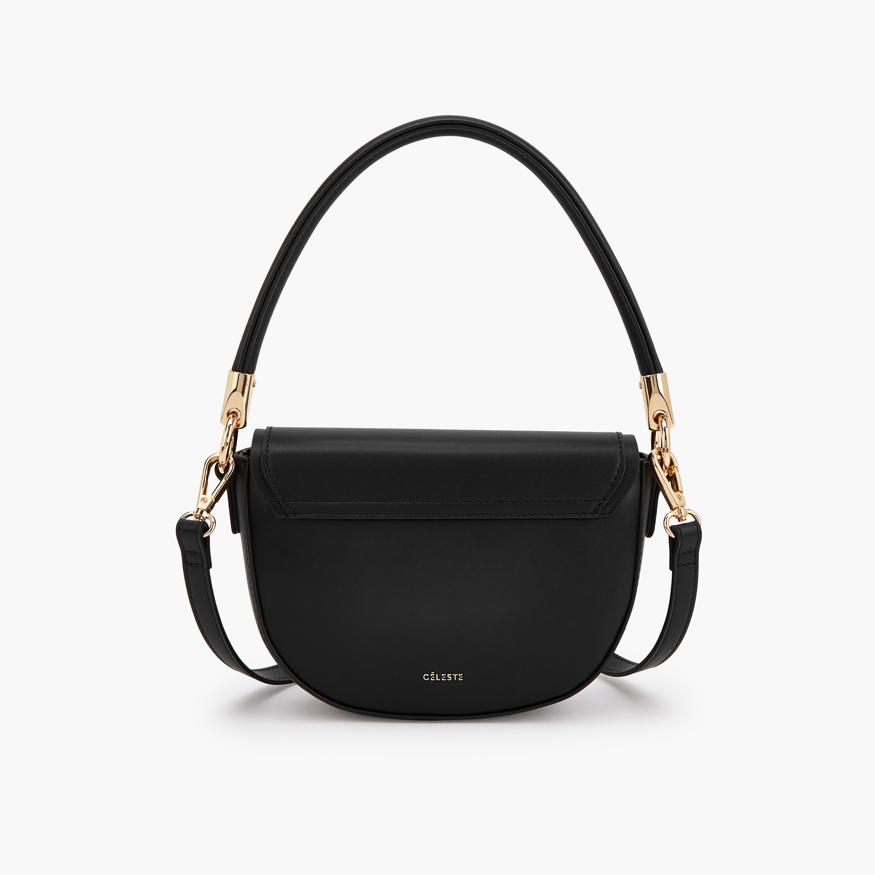 Celeste Textured Crossbody Bag with Button Closure-women-bagsandwallets-handbags-image-5