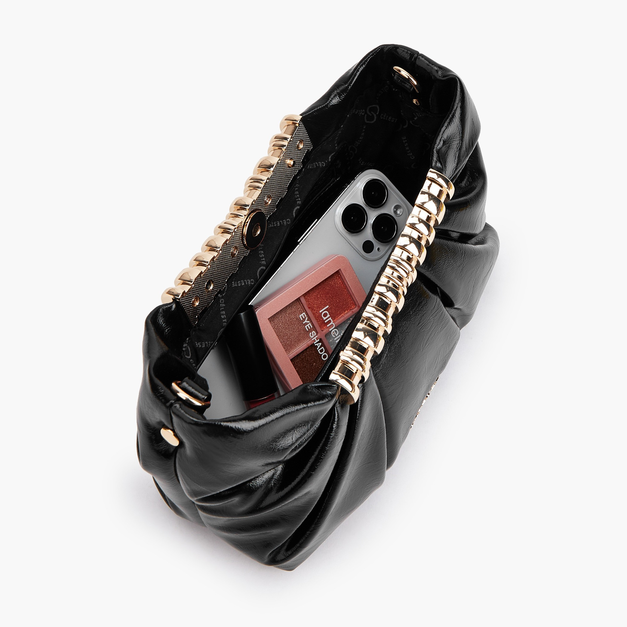 Celeste Pleated Sling Bag with Button Closure-women-bagsandwallets-handbags-image-7