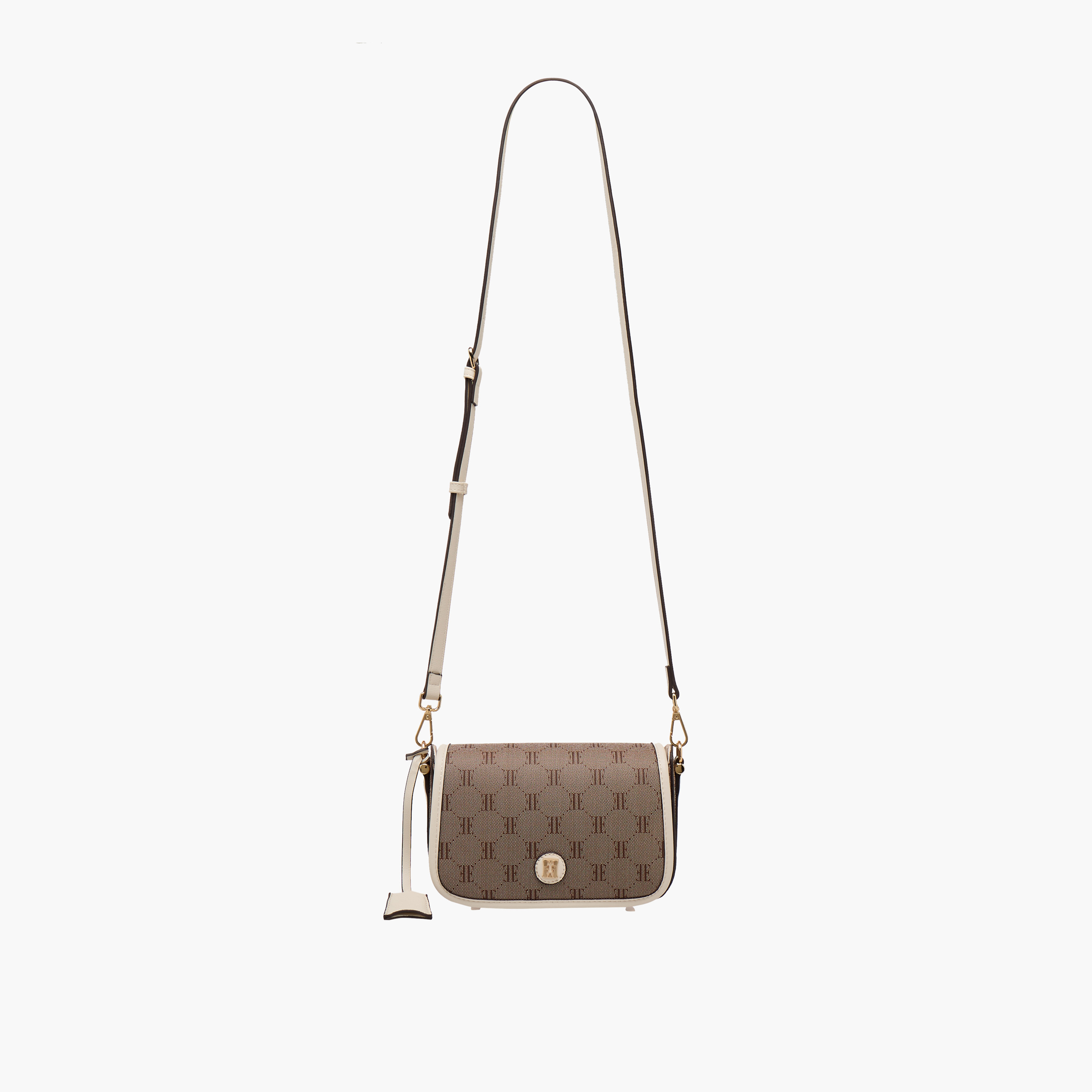 شنطة كروس بودي بتصميم مونوجرام وحزام قابل للفصل من إيل-women-bagsandwallets-handbags-image-2