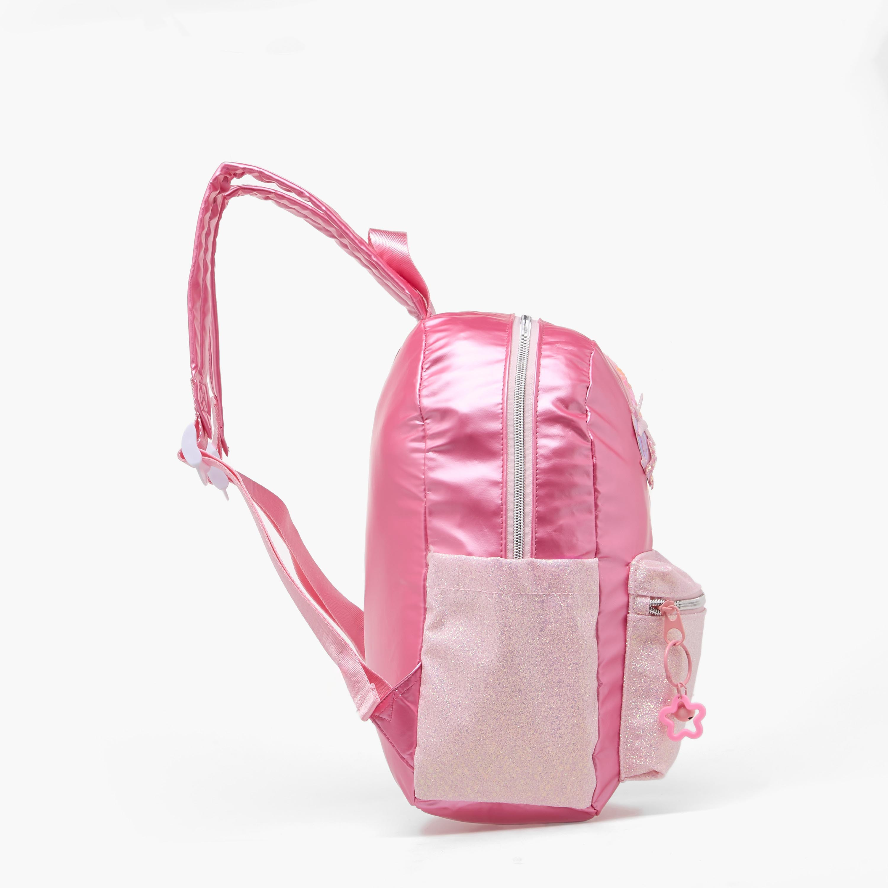شنطة ظهر للبنات 5-8 سنوات بأحزمة كتف مبطنة وزينة حورية من آيكون - 13 بوصة-school-bagsandbackpacks-backpacks-image-6