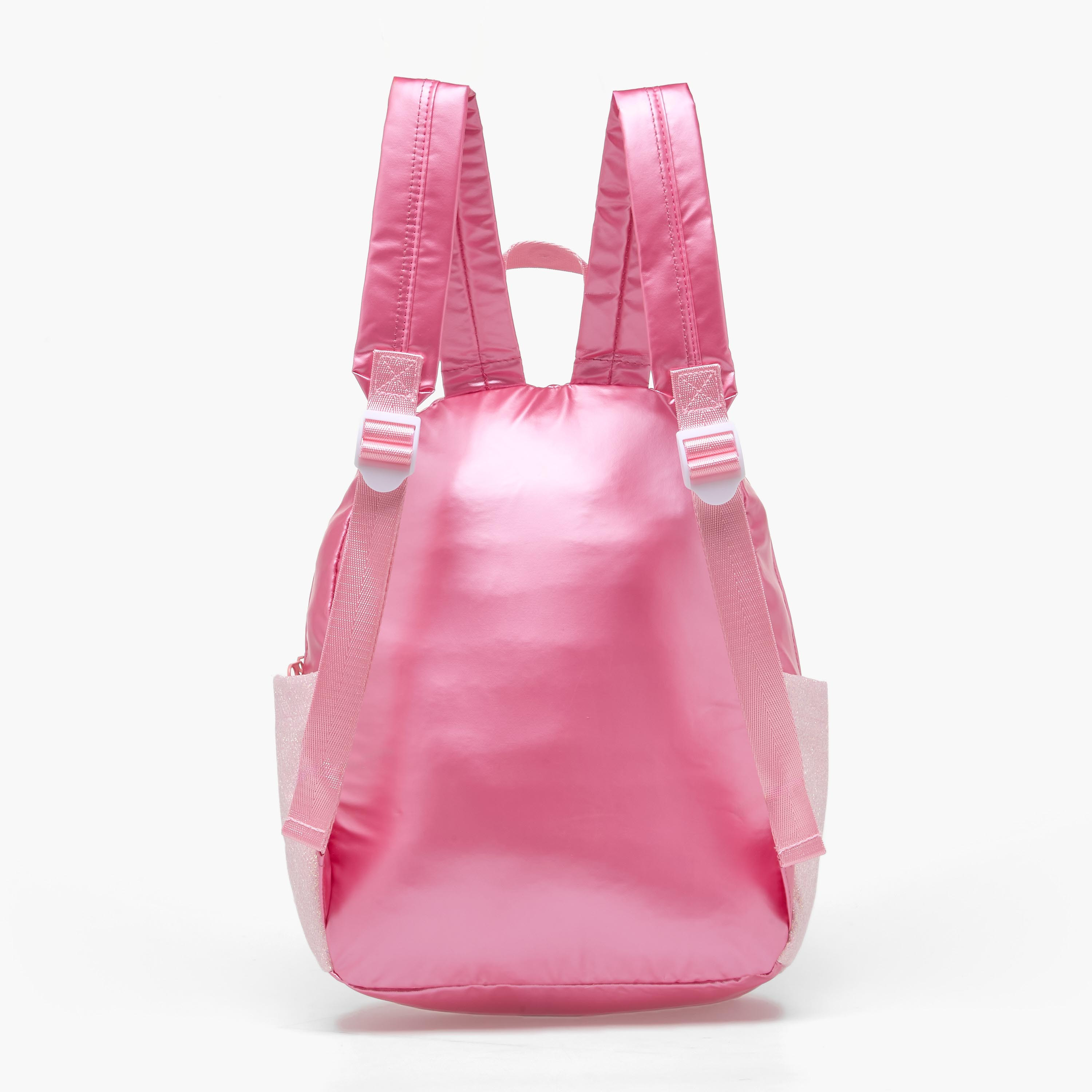 شنطة ظهر للبنات 5-8 سنوات بأحزمة كتف مبطنة وزينة حورية من آيكون - 13 بوصة-school-bagsandbackpacks-backpacks-image-7