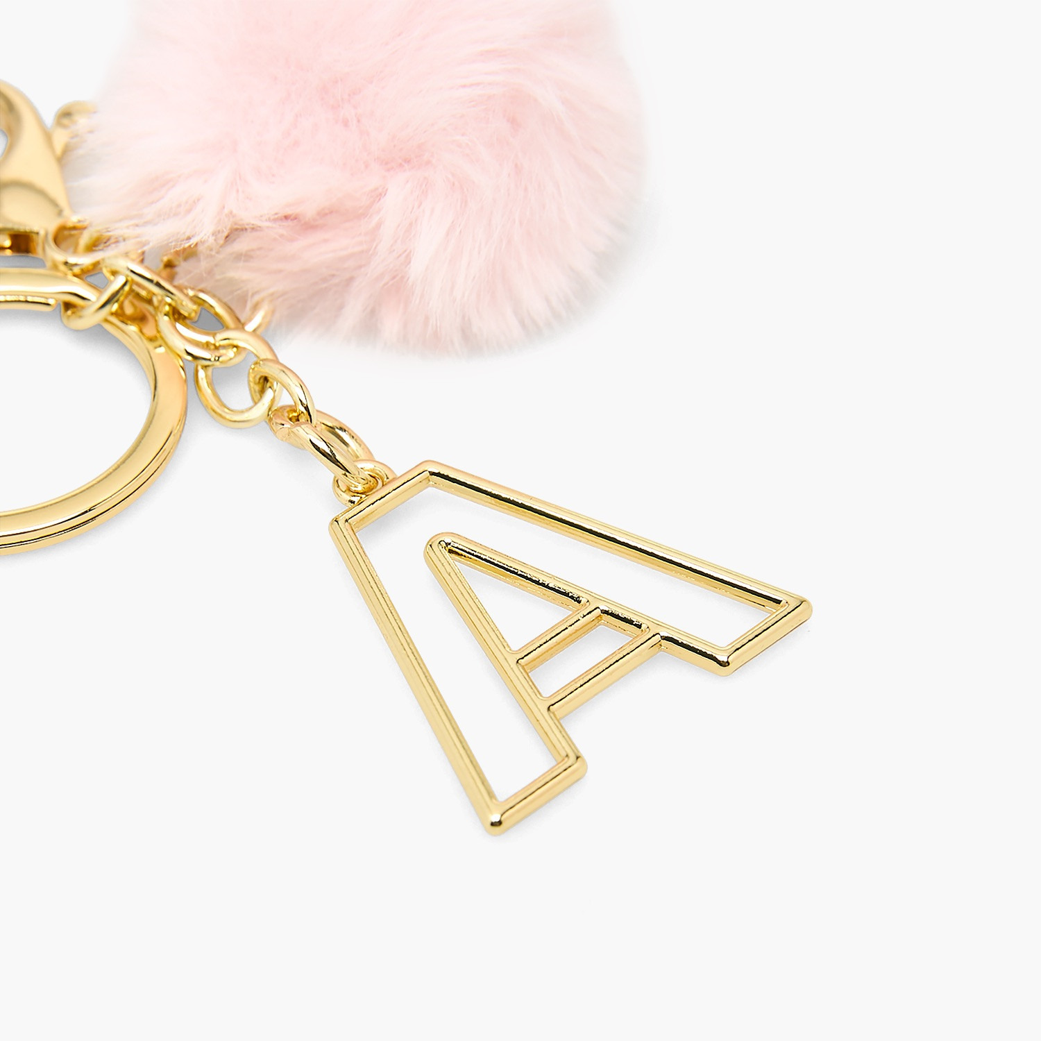 Keychain with Initial 'A' Charm-girls-accessories-keyringsandbagcharms-image-3