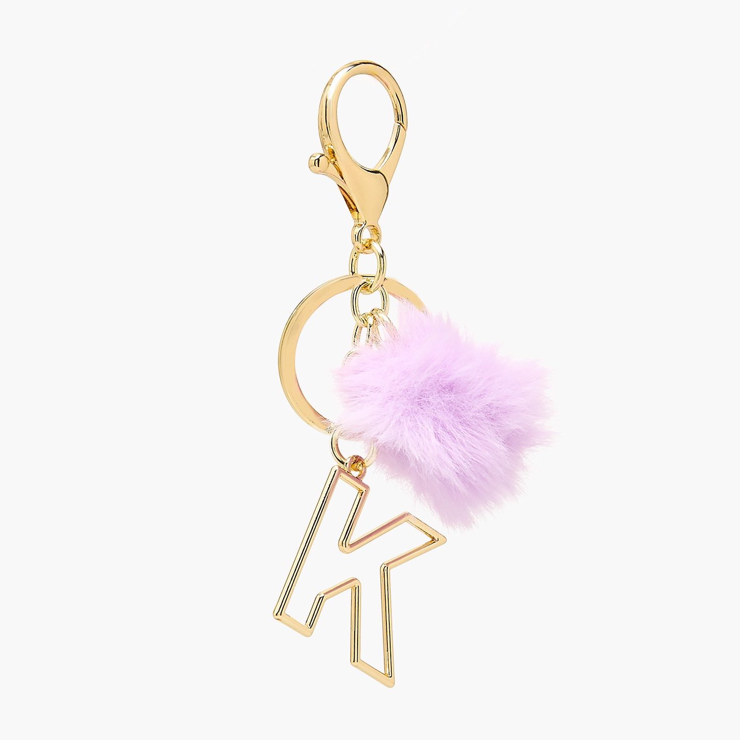 Keychain with Initial K Accent-girls-accessories-keyringsandbagcharms-image-1