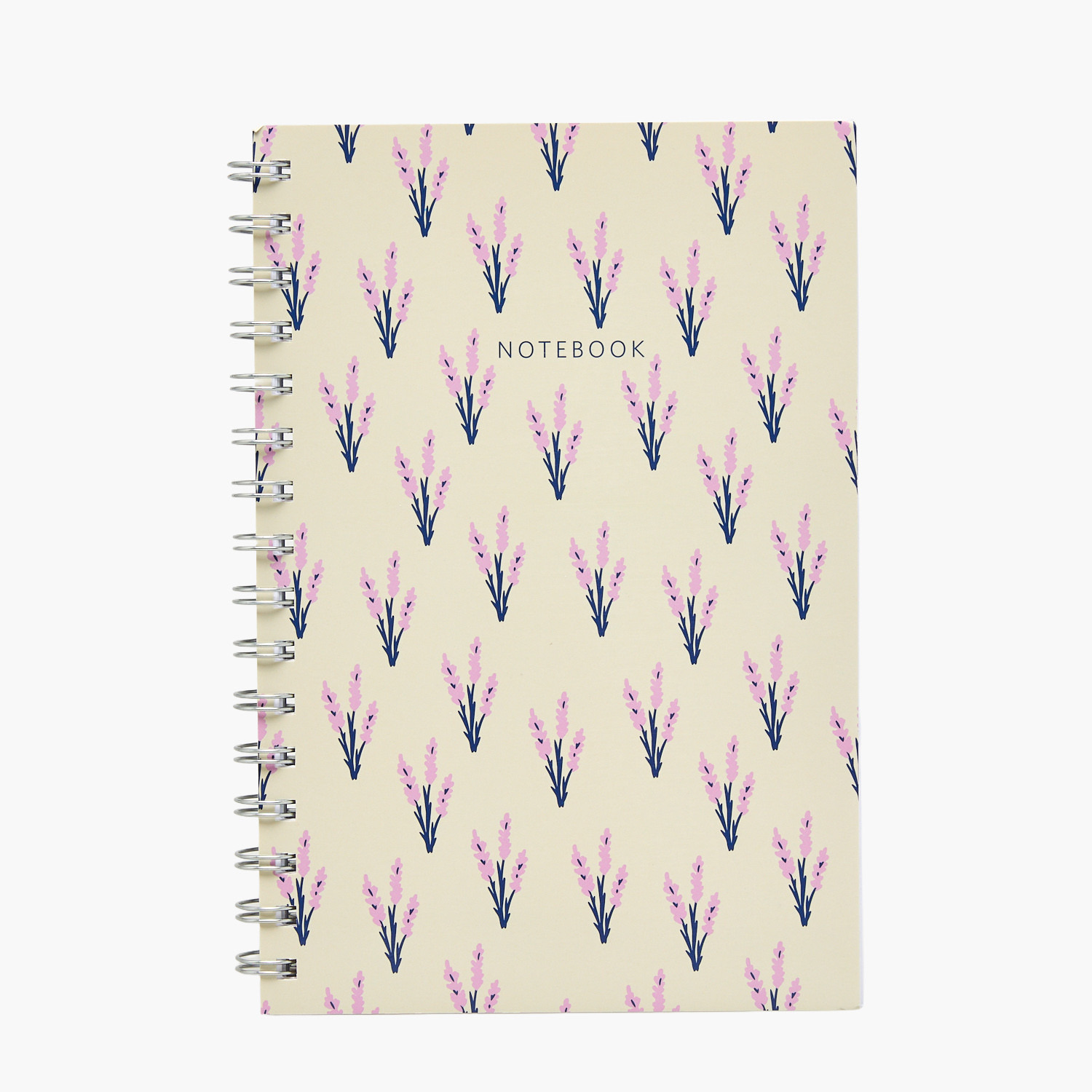 Floral Notebook with Spiral Binding-school-stationery-notebooks-image-1