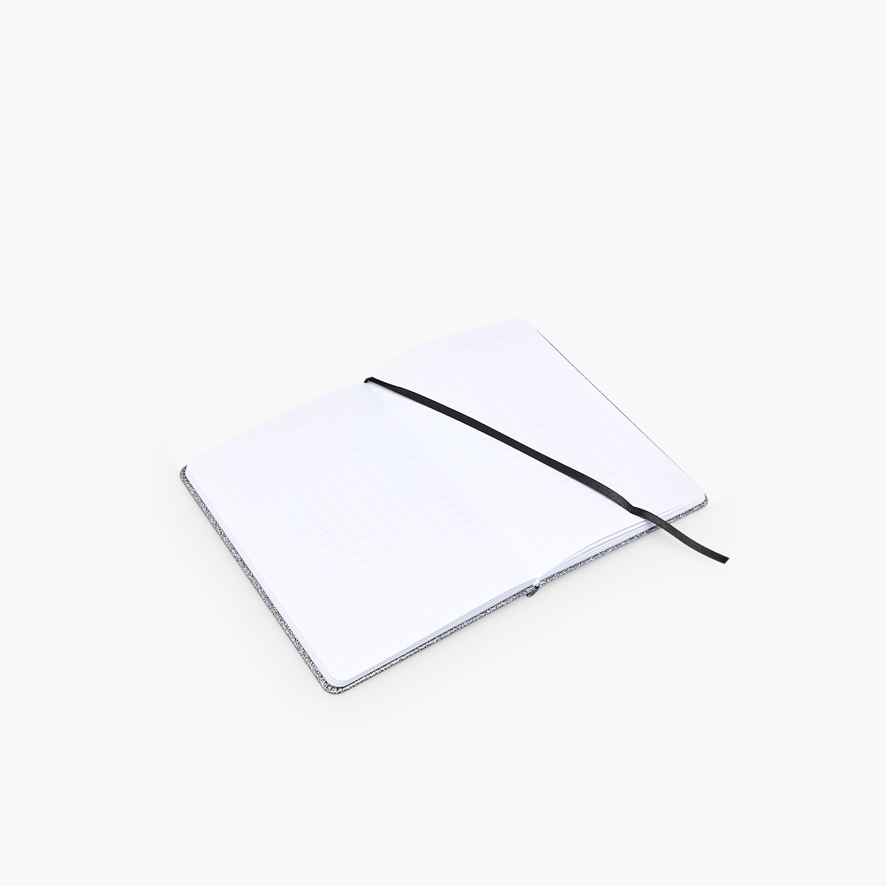 Initial N Glitter Design Hardcover Notebook-school-stationery-notebooks-image-4
