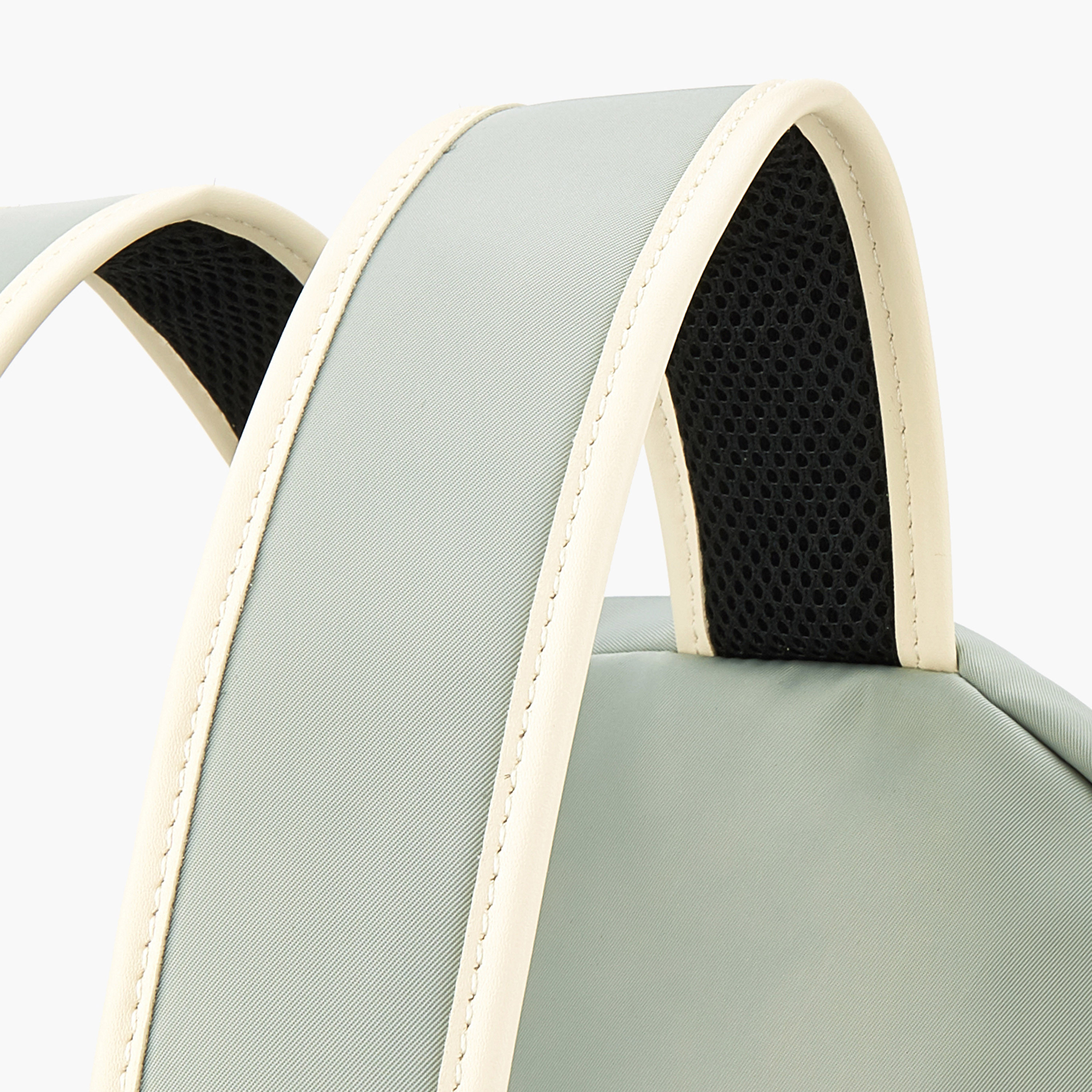 Lee Cooper Logo Print Polyester Backpack with Adjustable Straps-women-bagsandwallets-backpacks-image-6