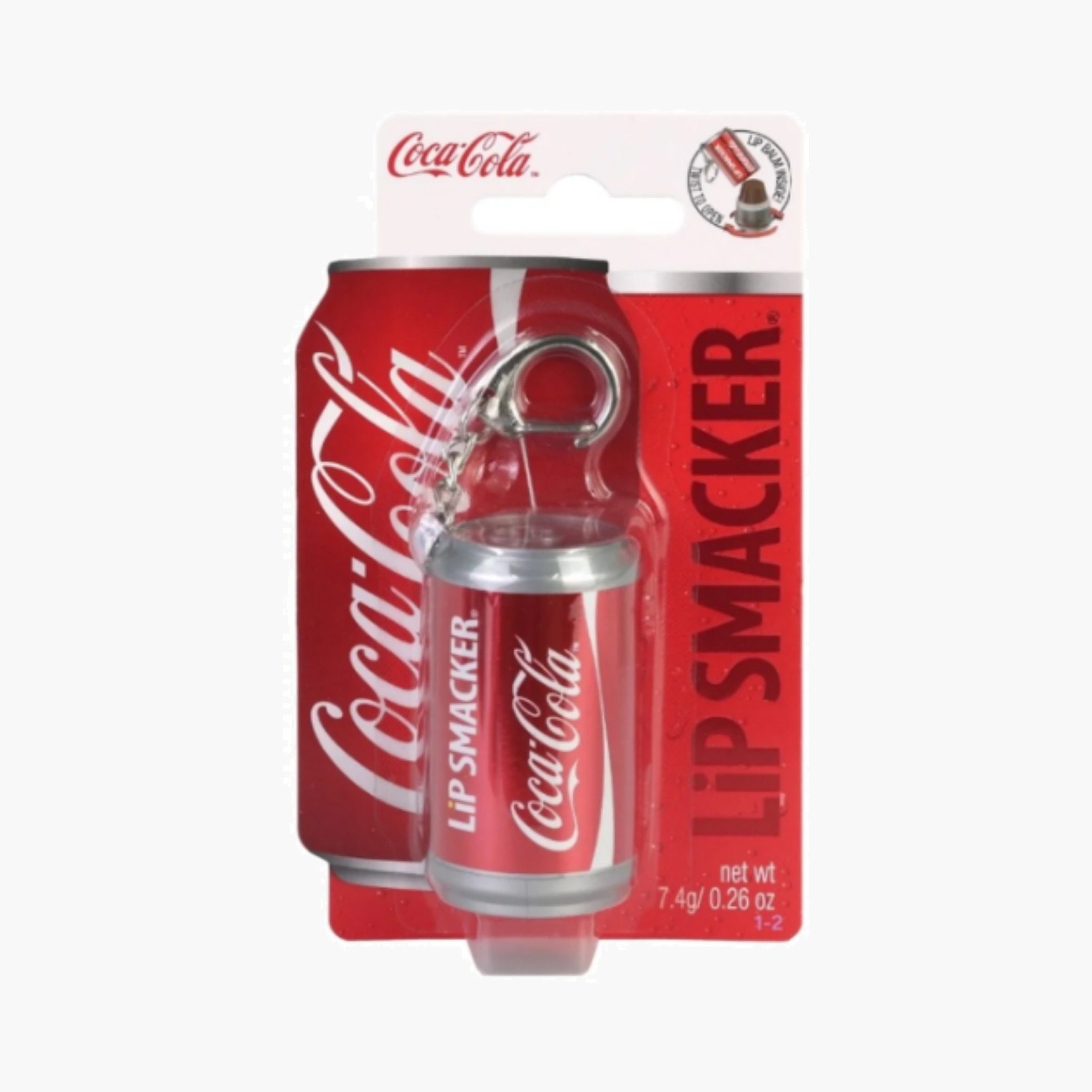 Coca-Cola Can Lip Balm Keychain-beautyandpersonalcare-skin-lipcare-lipbalm-image-1