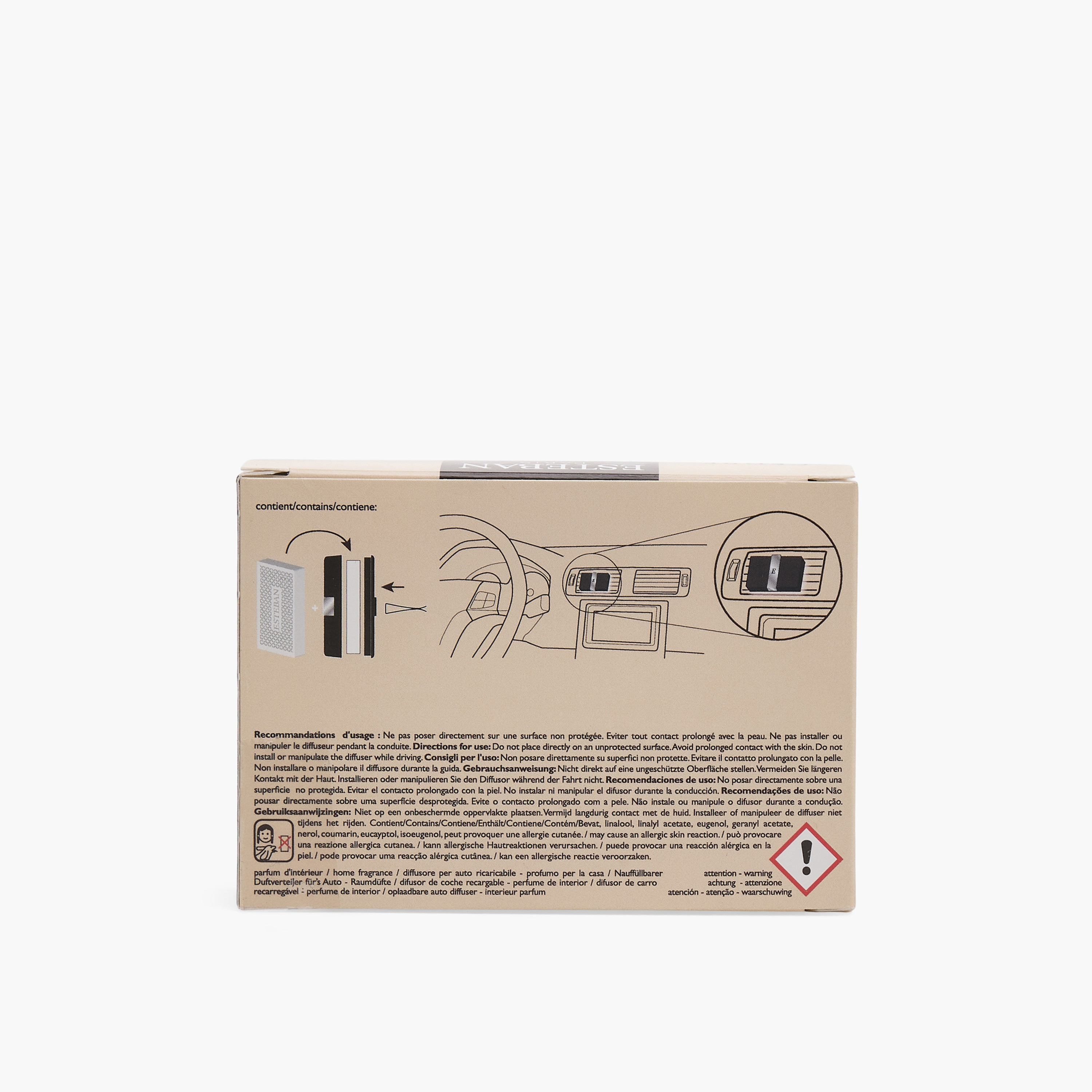 موزّع عطور السيارة القابل لإعادة التعبئة برائحة الأرز من إستيبان-household-homefragrance-carfragrance-image-11