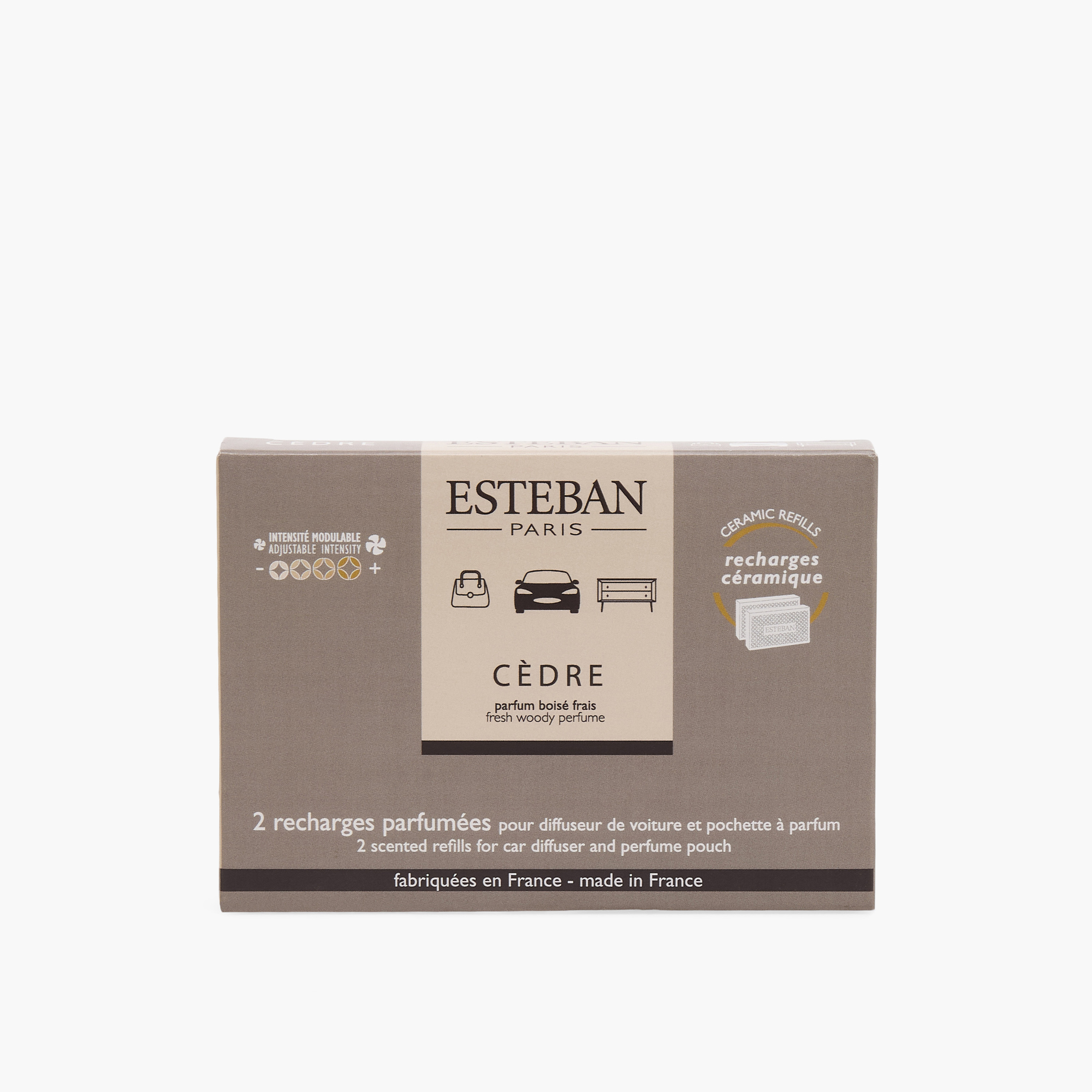 عبوات إعادة تعبئة معطرة سيدر لموزع عطور سيارة من إستيبان - طقم من قطعتين-household-homefragrance-carfragrance-image-4