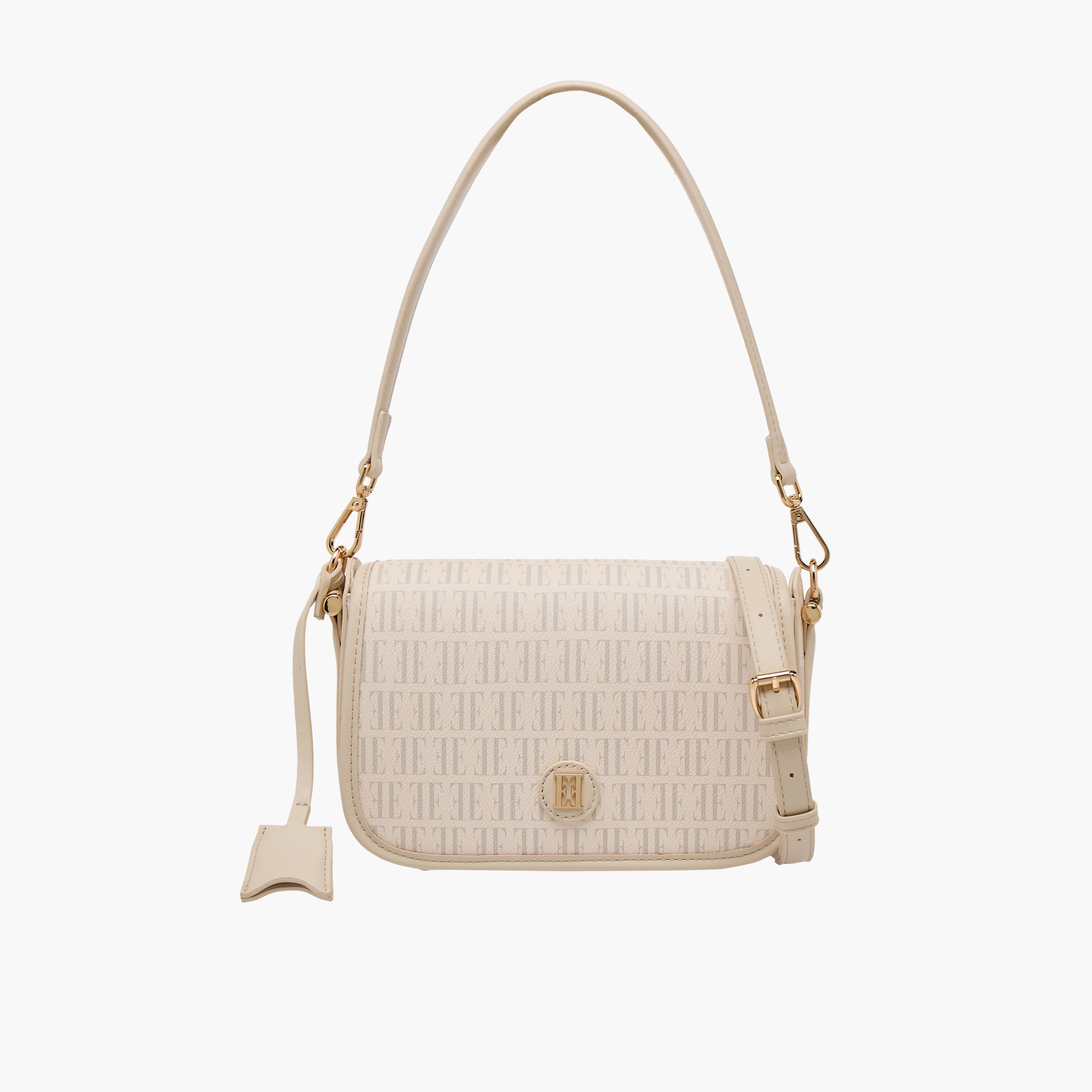 شنطة كروس بودي بطبعات مونوجرام وحزام قابل للفصل من إيل-women-bagsandwallets-handbags-image-1