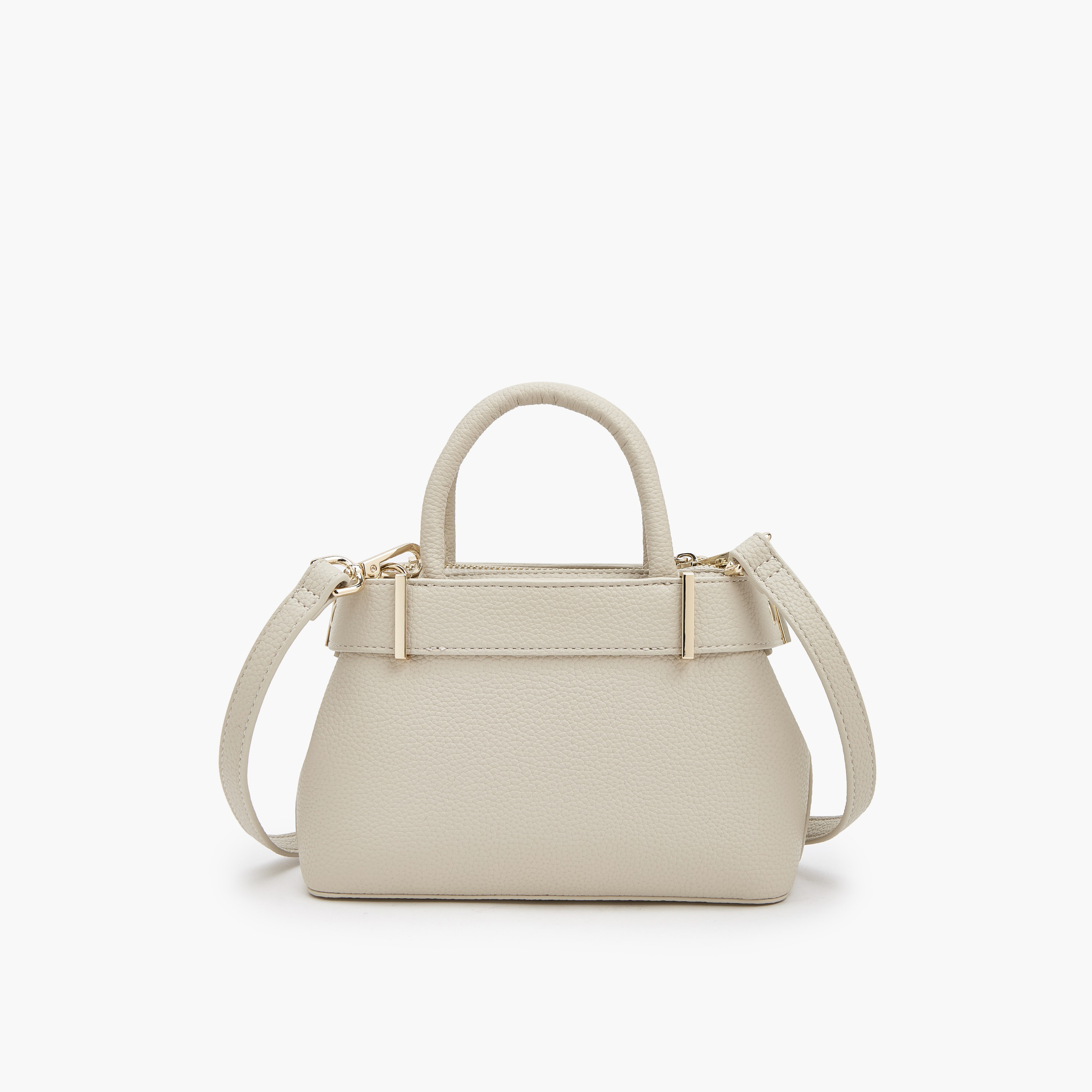 Celeste Textured Satchel Bag with Detachable Strap-women-bagsandwallets-handbags-image-4