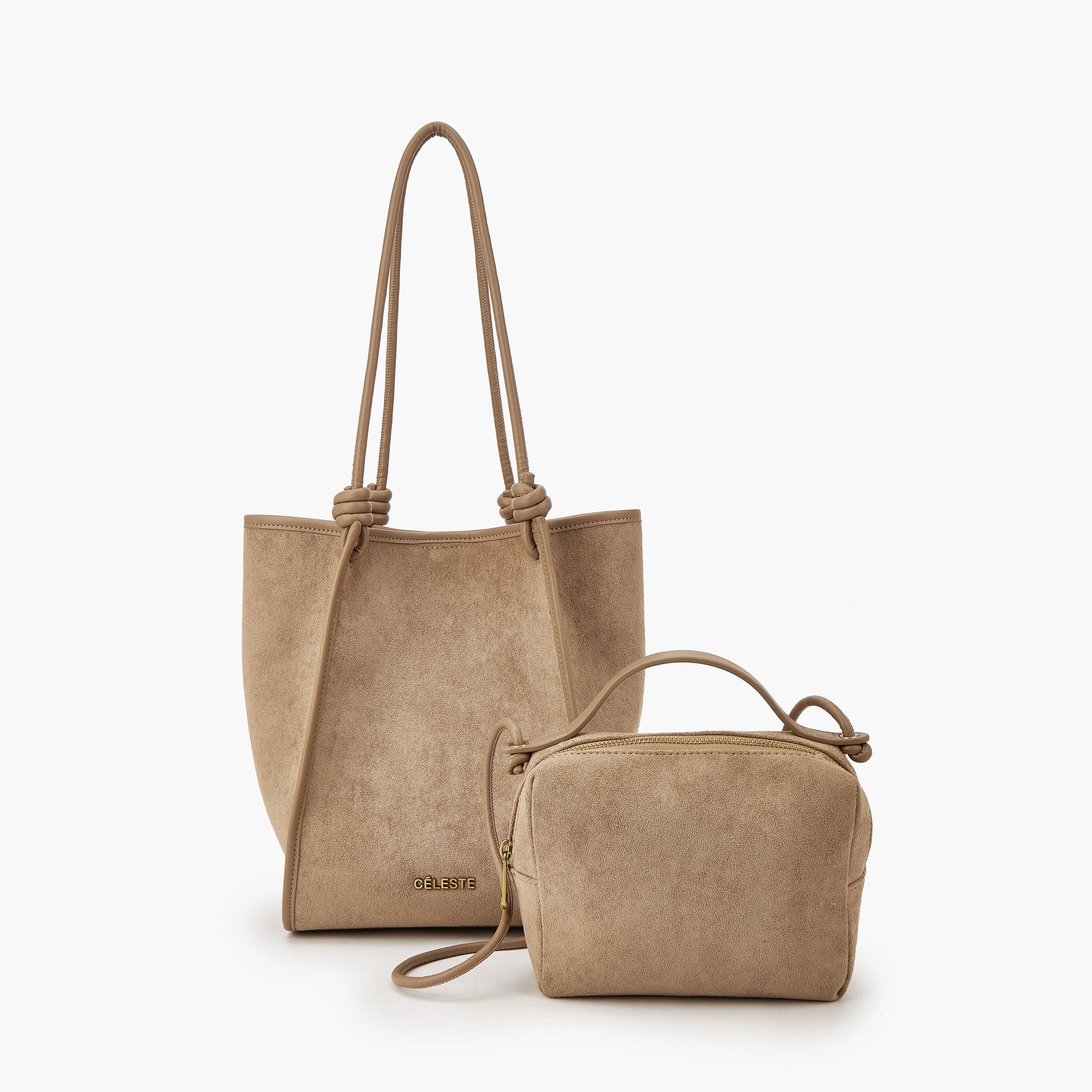 شنطة توتي بارزة الملمس مع شنطة كروس بودي من سيليست-women-bagsandwallets-handbags-image-1