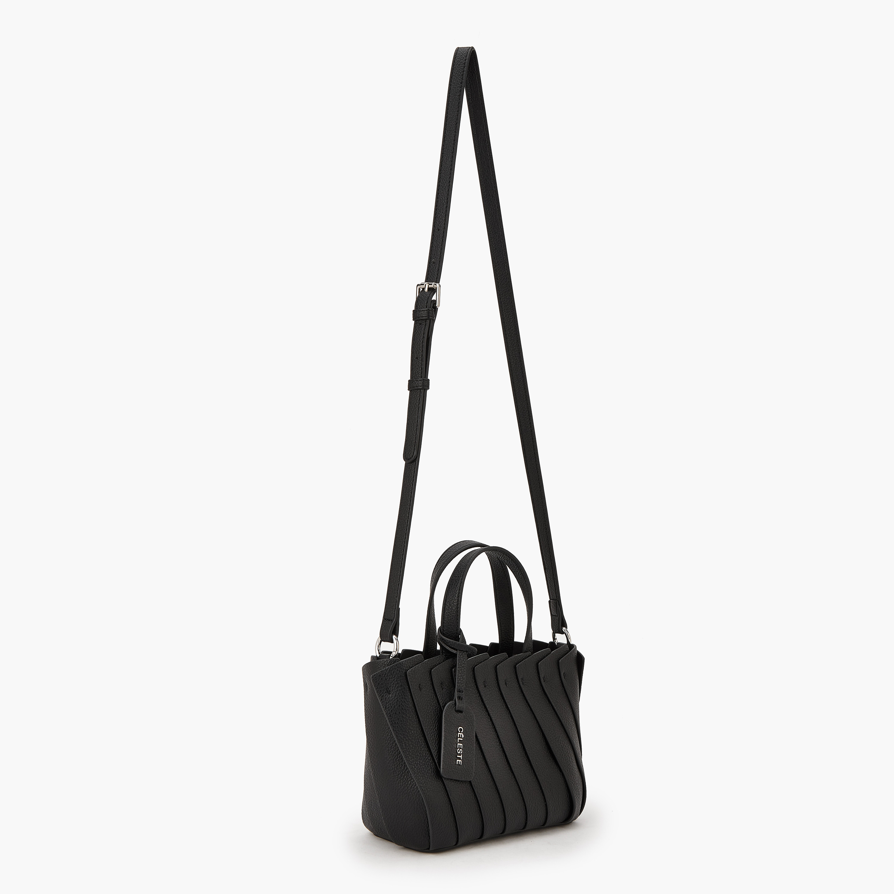 شنطة توتي بارزة الملمس بحزام قابل للتعديل من سيليست-women-bagsandwallets-handbags-image-2