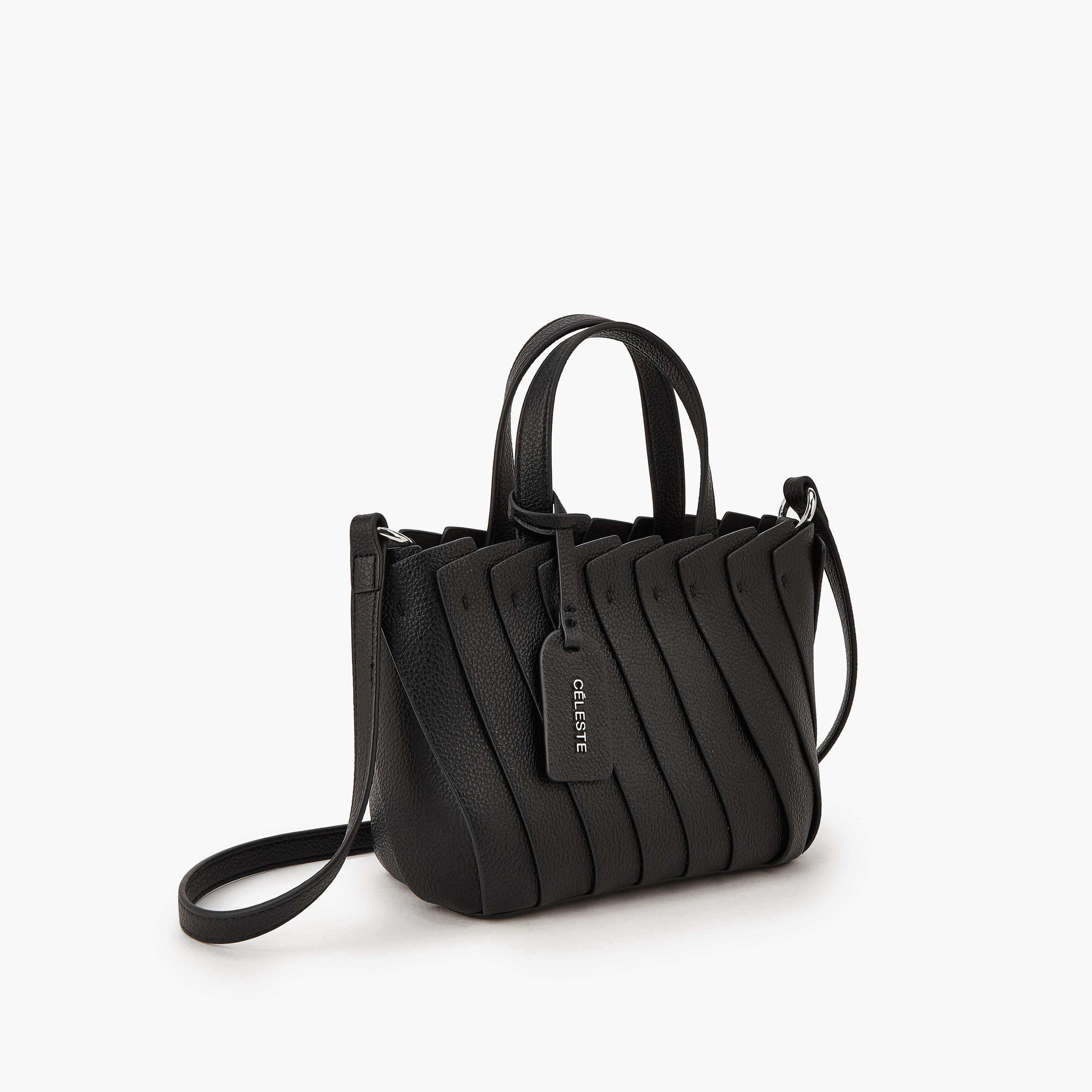 شنطة توتي بارزة الملمس بحزام قابل للتعديل من سيليست-women-bagsandwallets-handbags-image-6