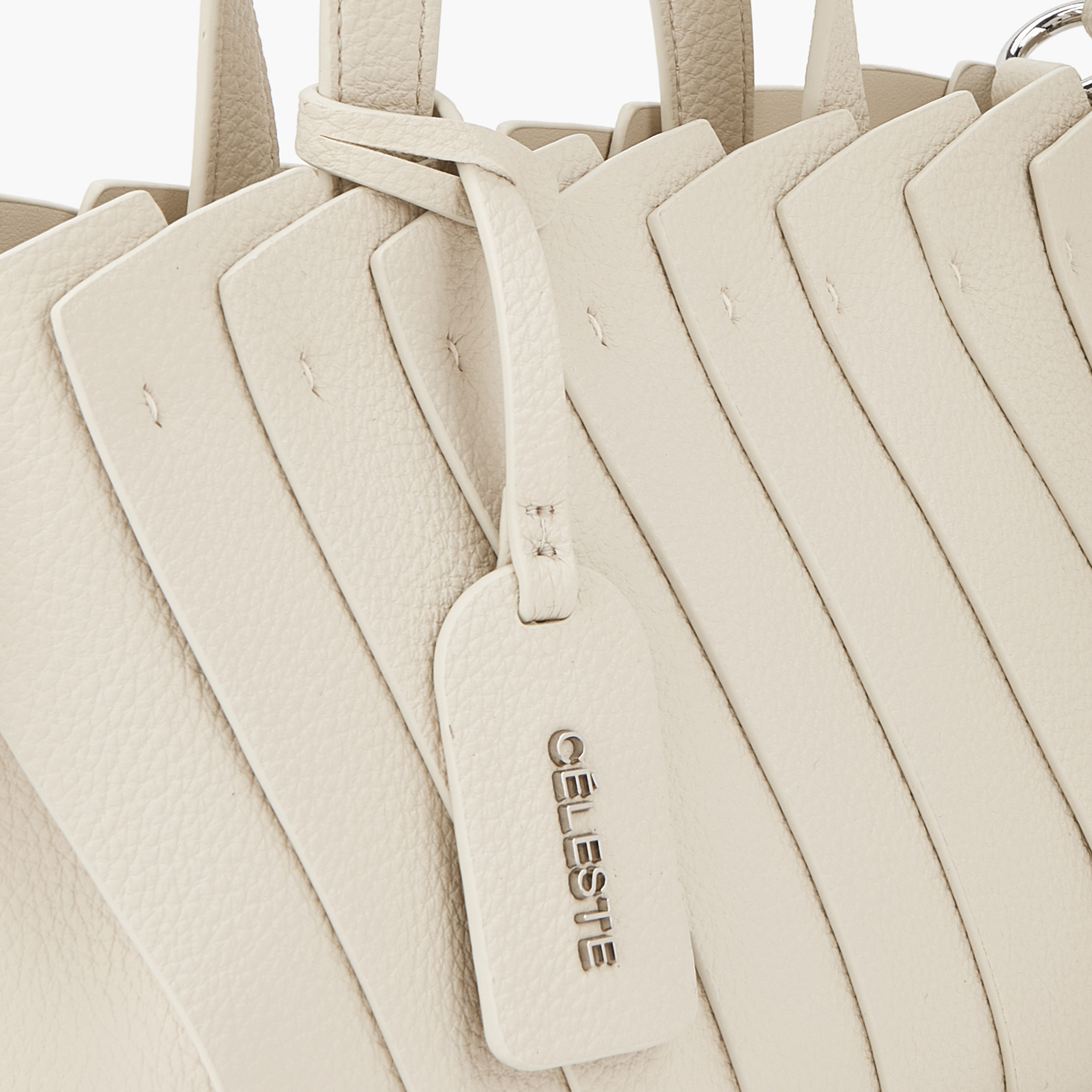Celeste Textured Tote Bag with Adjustable Strap-women-bagsandwallets-handbags-image-4