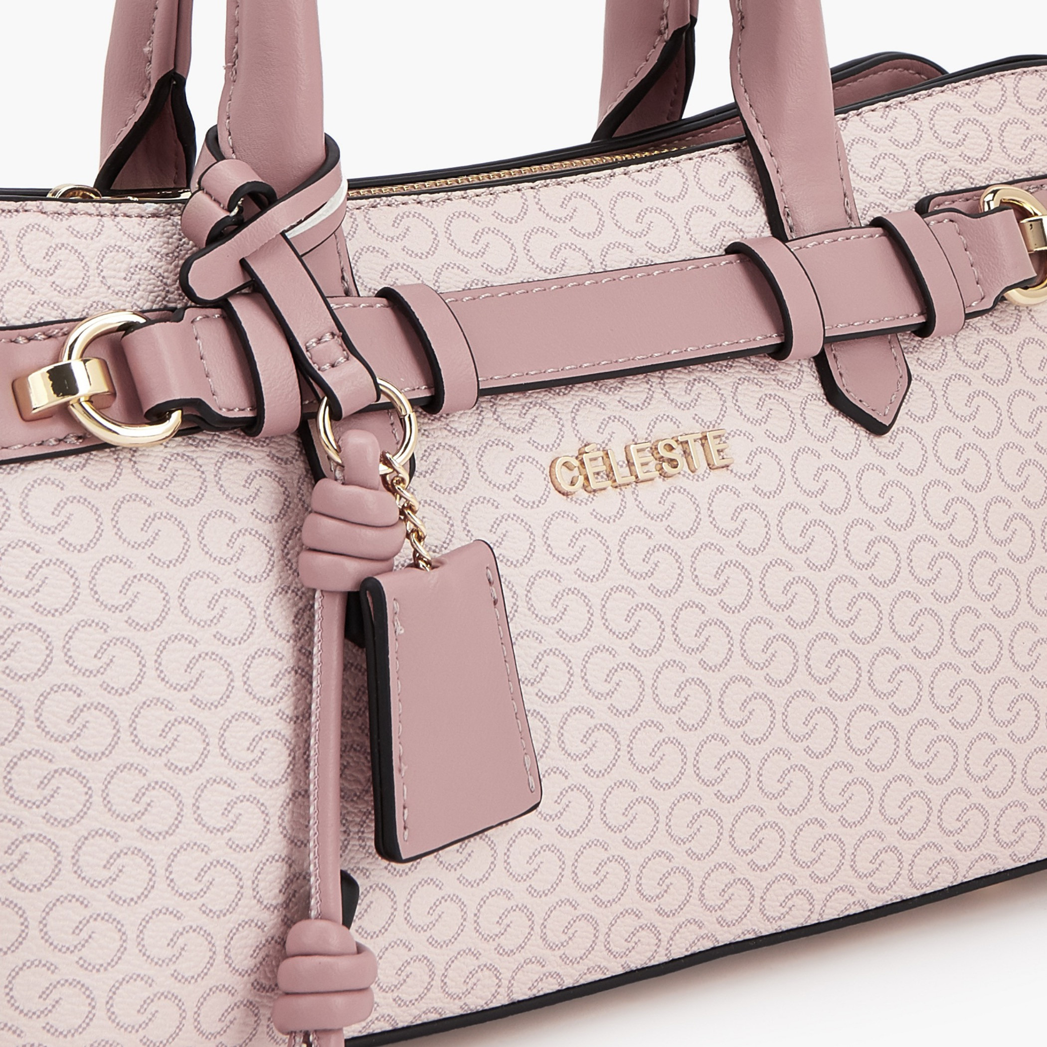 Celeste Monogram Print Tote Bag with Detachable Strap-women-bagsandwallets-handbags-image-4