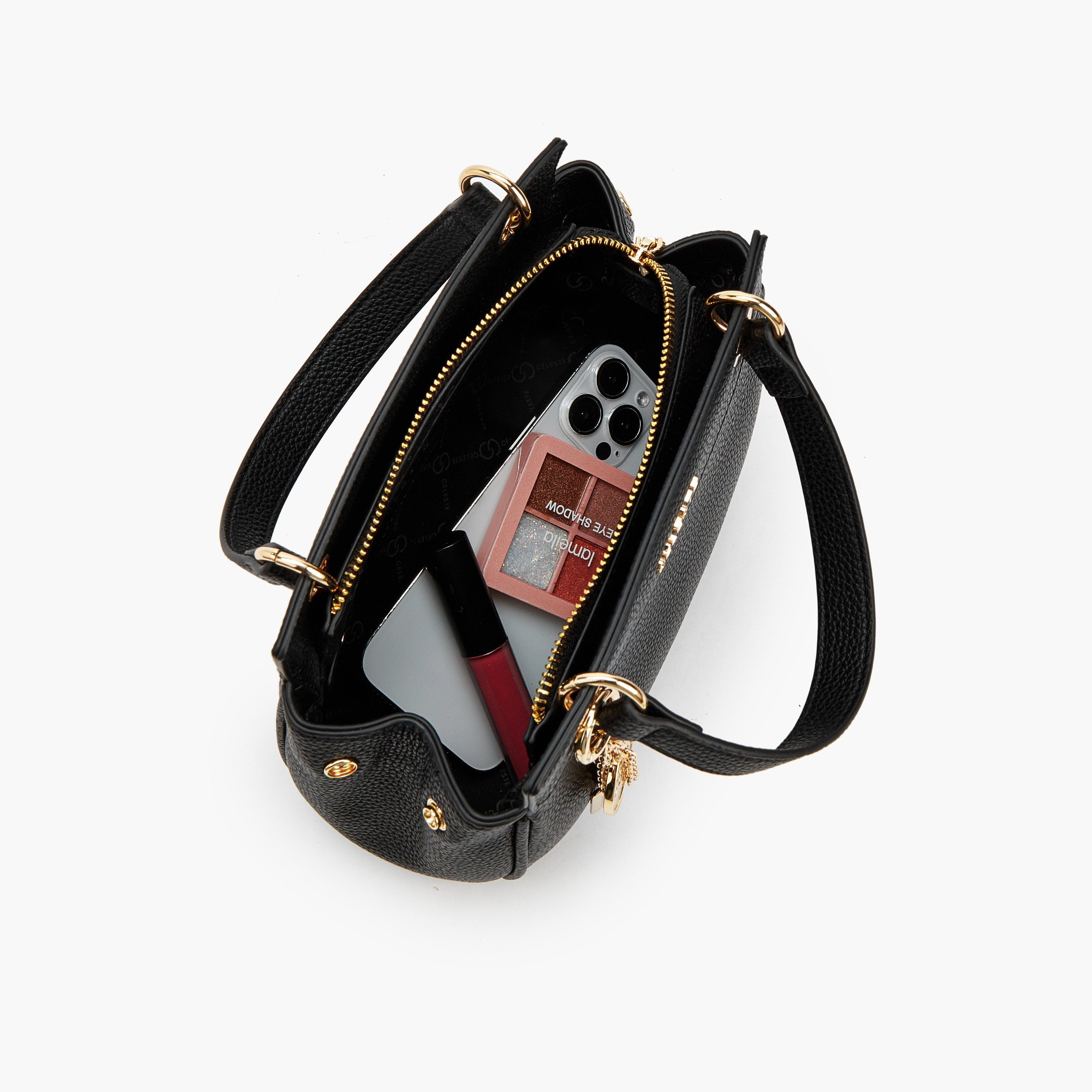 شنطة توتي بارزة الملمس بسحاب إغلاق من سيليست-women-bagsandwallets-handbags-image-7